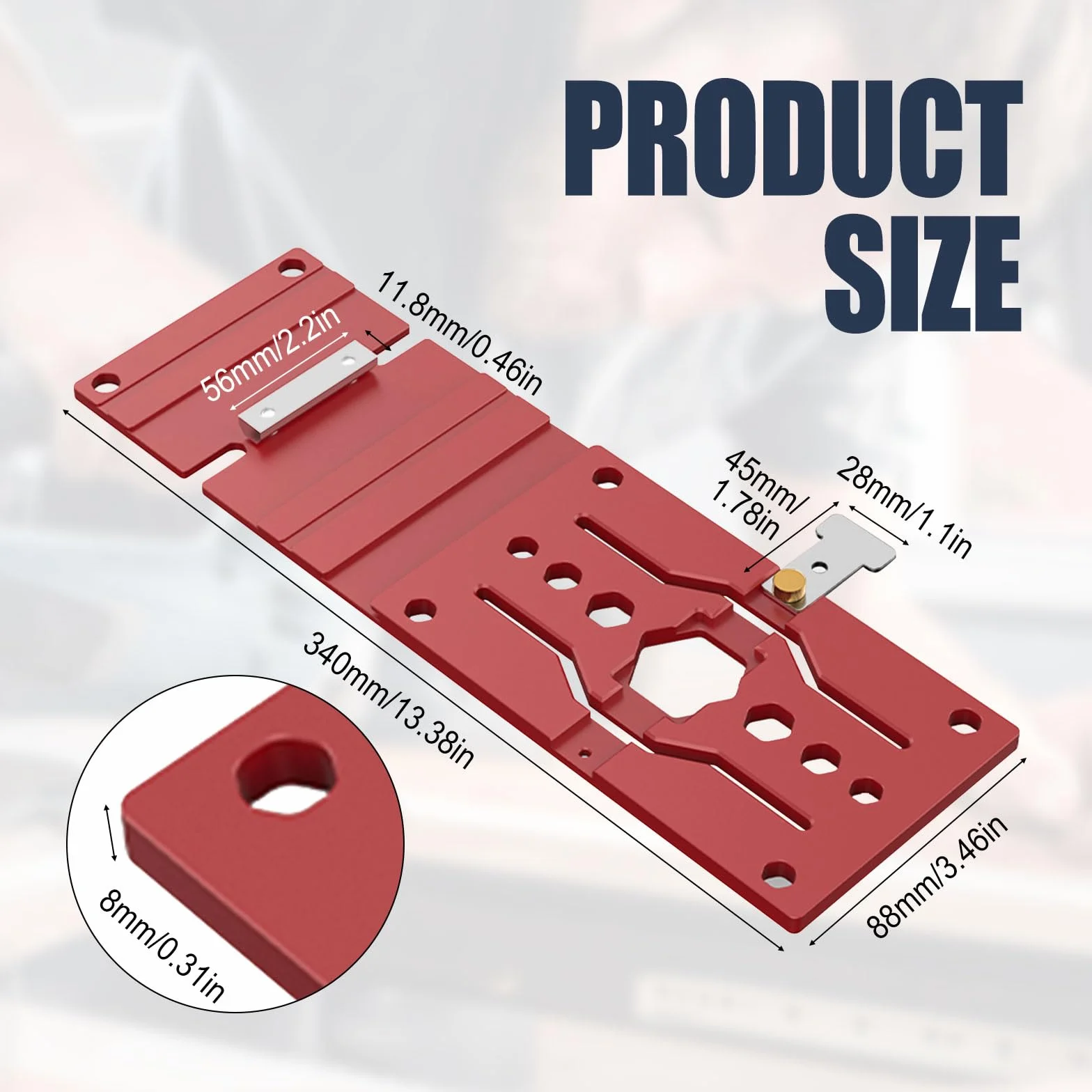 Szyna prowadząca Track Saw Square pod kątem 90° na prawo dla Dewalt, 340mm Szyna prowadząca kątowa do elektrycznej piły tarczowej Dewalt