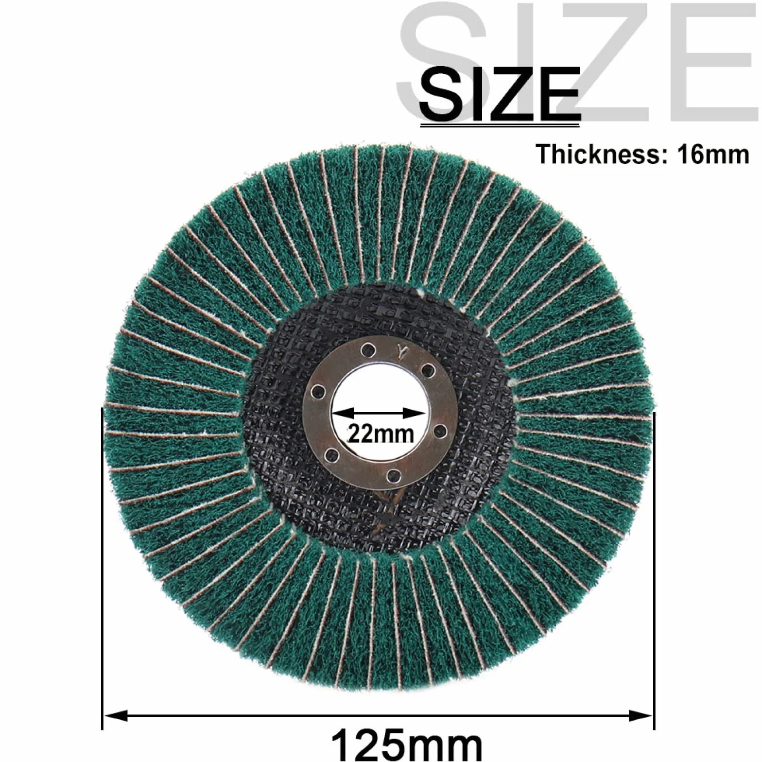 125 mm nylonowa tarcza polerska z włókna, 5-calowa Scoupad włókniny