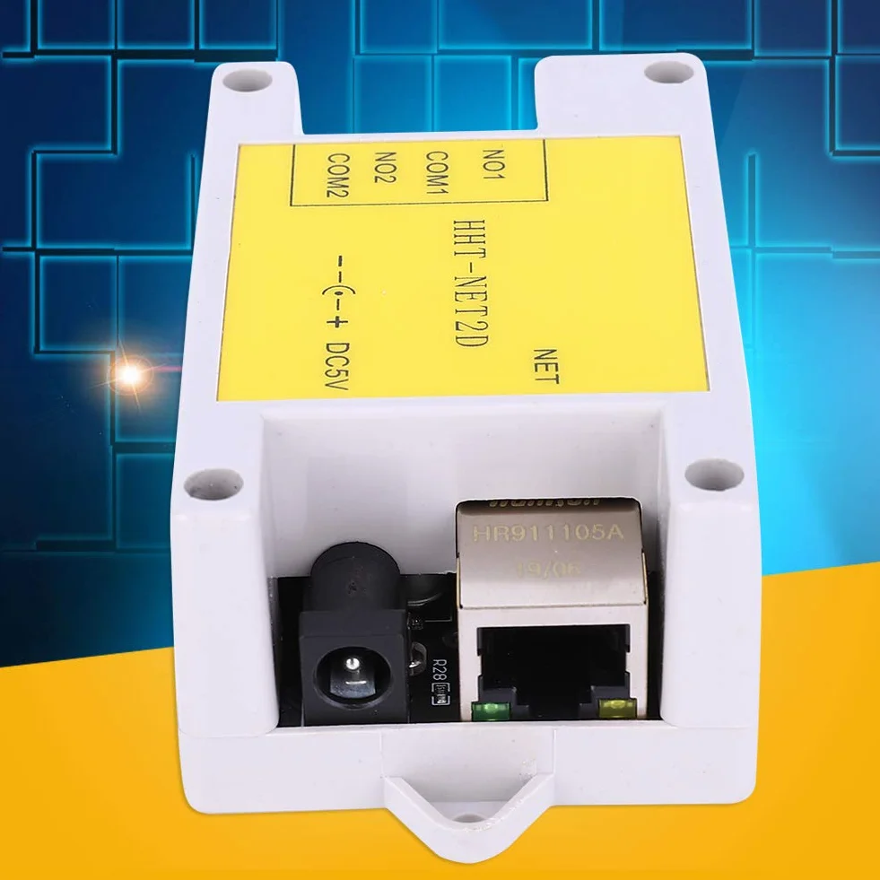 Moduł przekaźnika sieciowego IP Niezawodny 2-kanałowy kontroler przekaźnika sieciowego IP Ethernet Moduł zdalnego sterowania Watchdog do inteligentnego sterowania domem DC5V