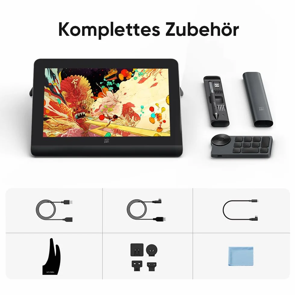 XPPen Artist Pro 14 Gen 2 tablet graficzny 14 cali laminowany ekran rysik 16K bezakumulatorowy