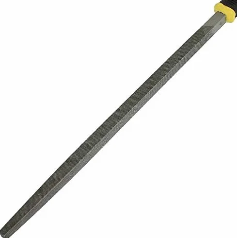 Narzędzia 6-częściowy zestaw pilników z uchwytem (15 cm) | płaskie, okrągłe, półokrągłe, trójkątne, kwadratowe i pilniki do drewna, metalu, majsterkowania i stolarki
