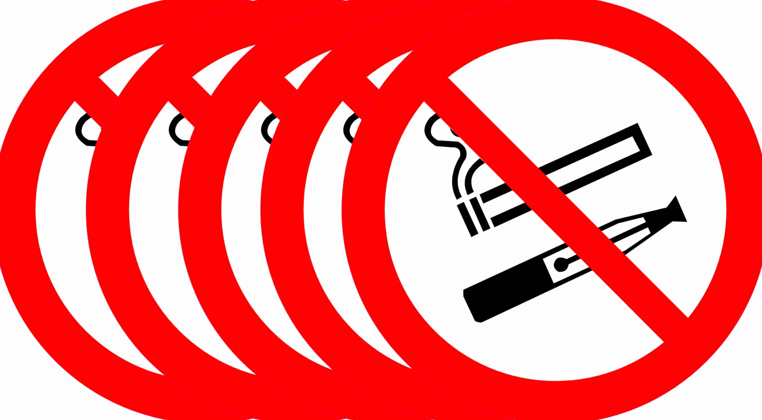 zakaz palenia Vapoter logo naklejki samoprzylepne (5, 15)