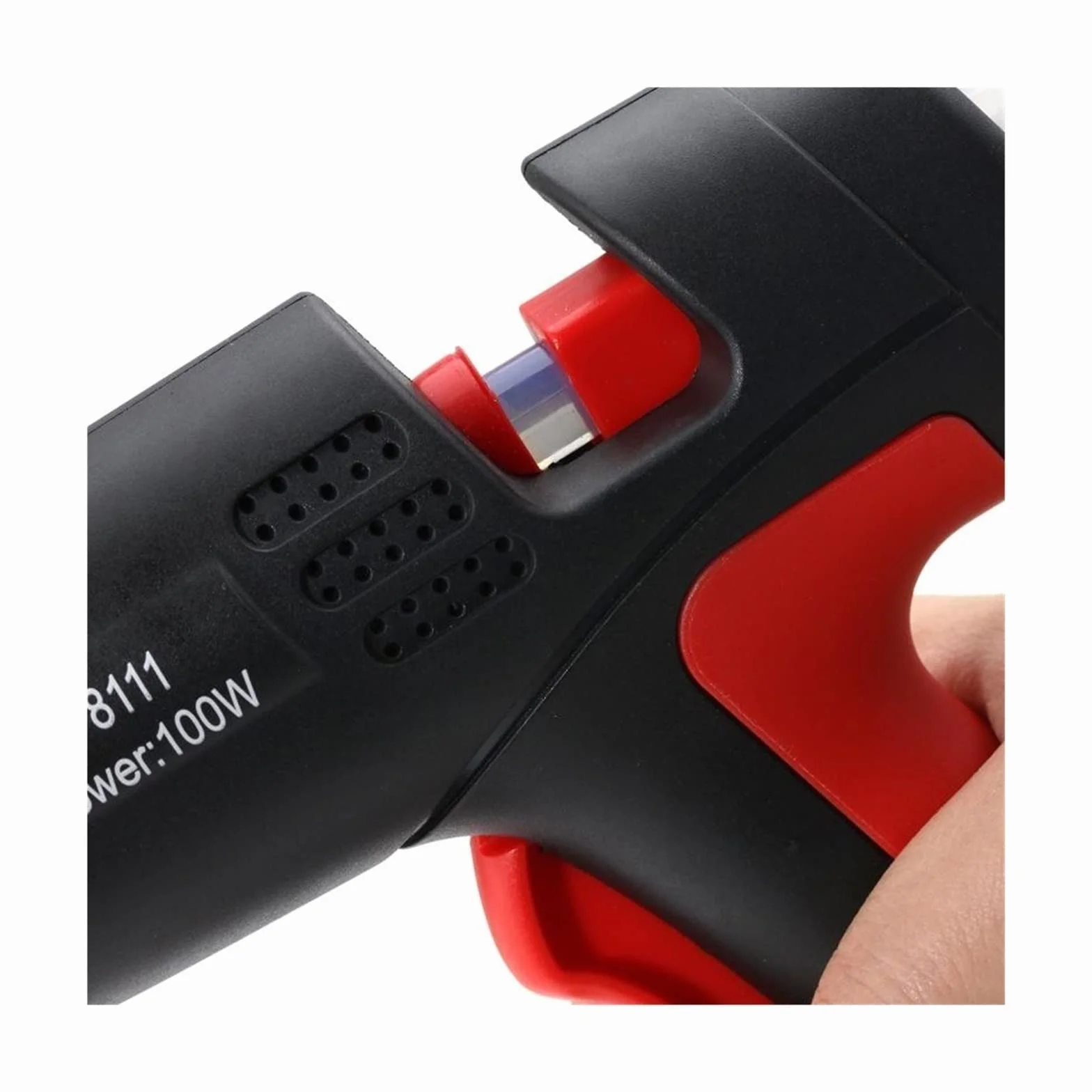 Pistolet Do Kleju Na GorąCo Pistolet do klejenia na gorąco akumulator litowo-jonowy miedziana dysza strona główna gorąca wiatrówka DIY narzędzia do naprawy(2)