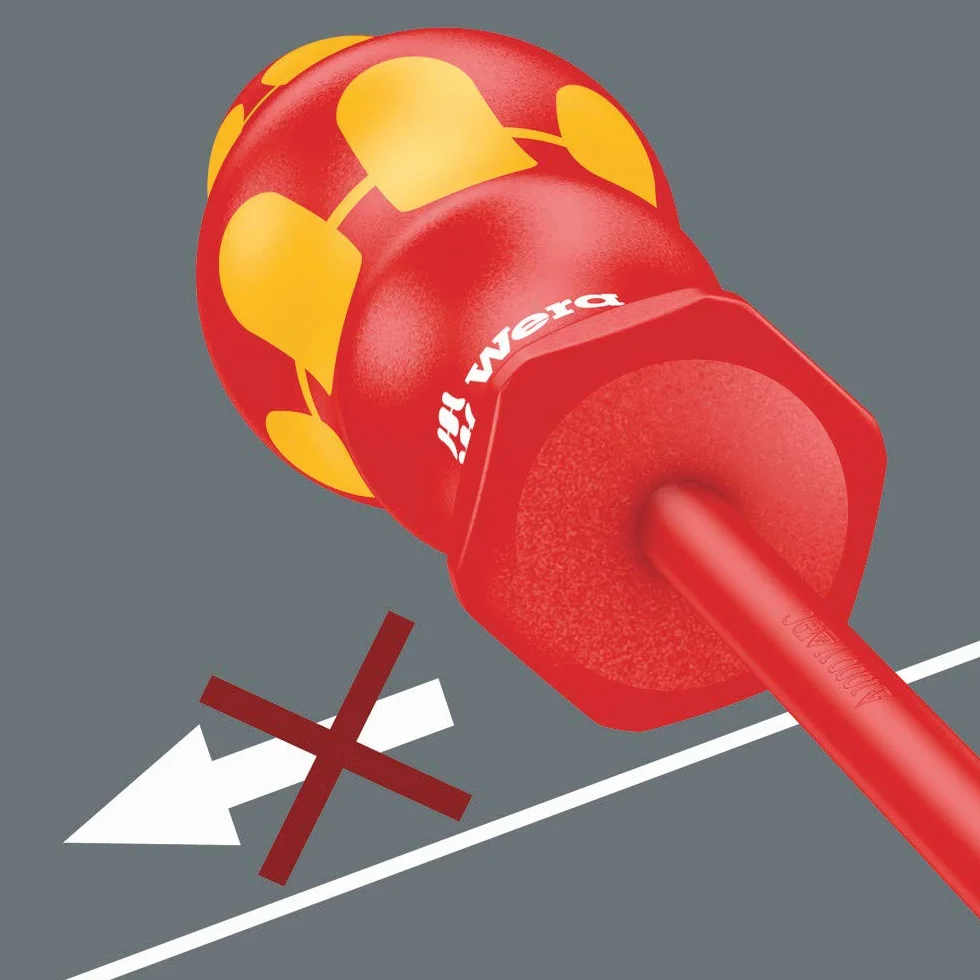 Wera Kraftform 100 iS/7 zestaw 3 wkrętaków Kraftform Plus o zredukowanej średnicy ostrza, 7-częściowy