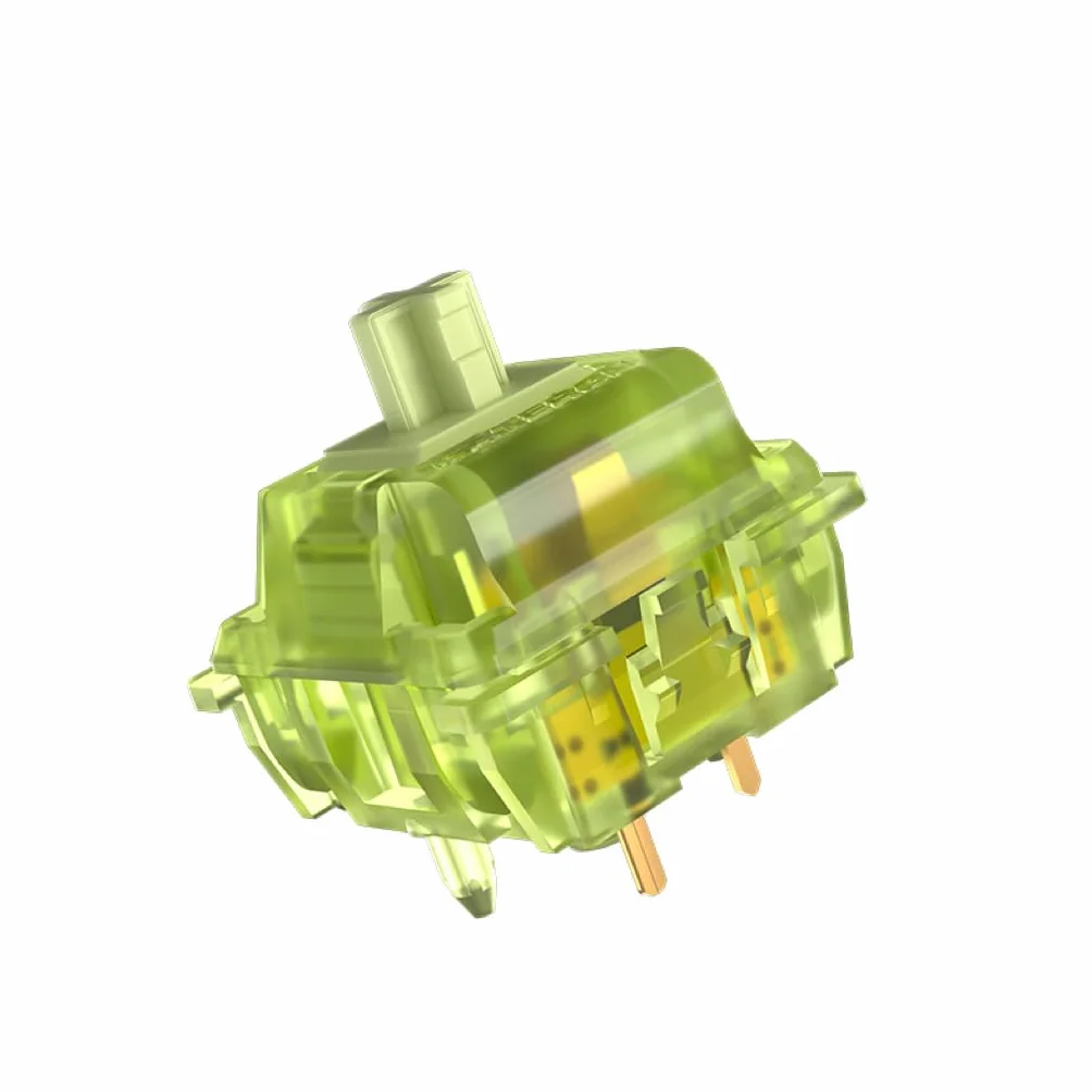 Guyeks Luciola Keyboard Switch liniowy Green RGB LED 5-pin wstępnie Lubricated 36 sztuk