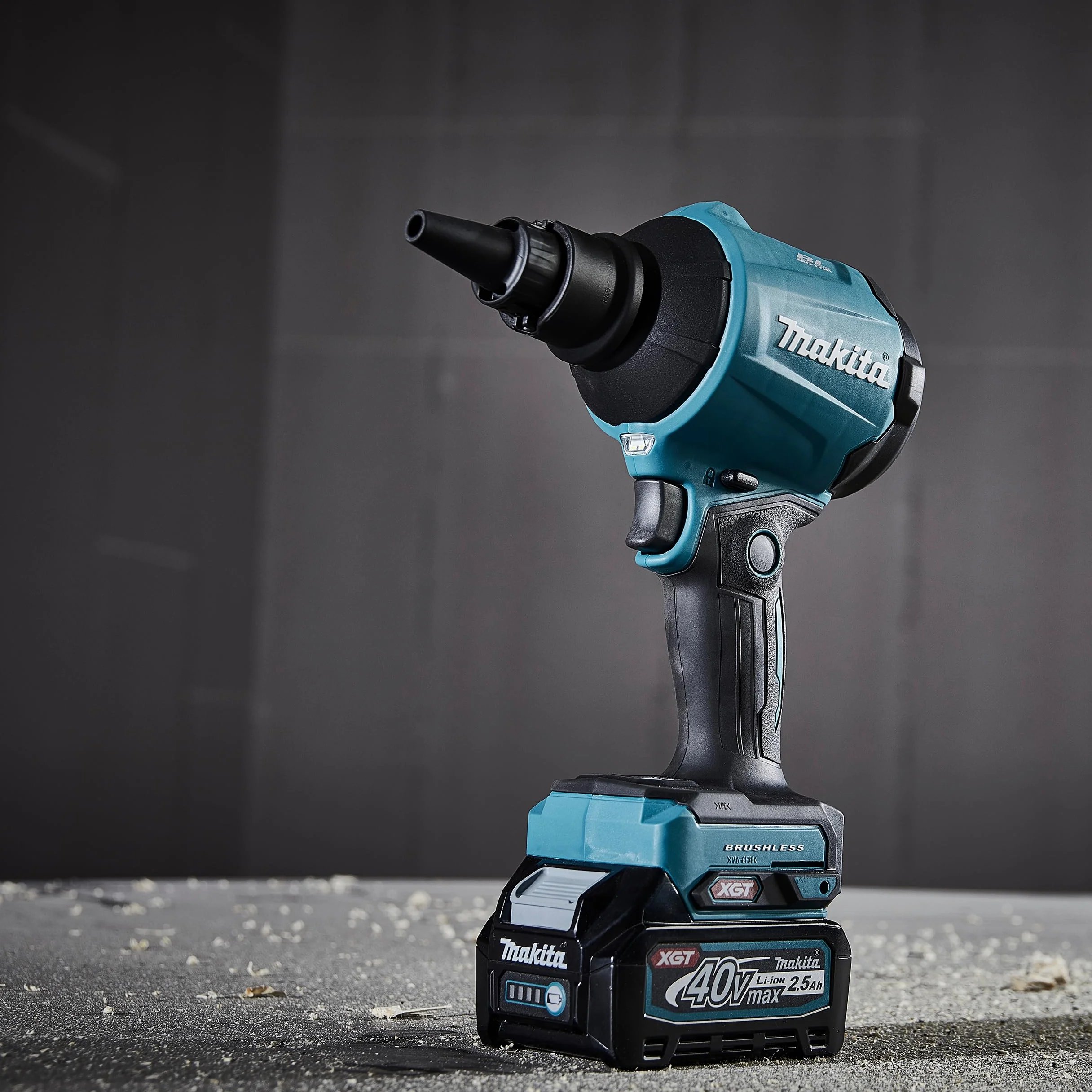Makita AS001GZ 40V Max Li-ion XGT bezszczotkowa dmuchawa kurzu, baterie i ładowarki nie są dołączone