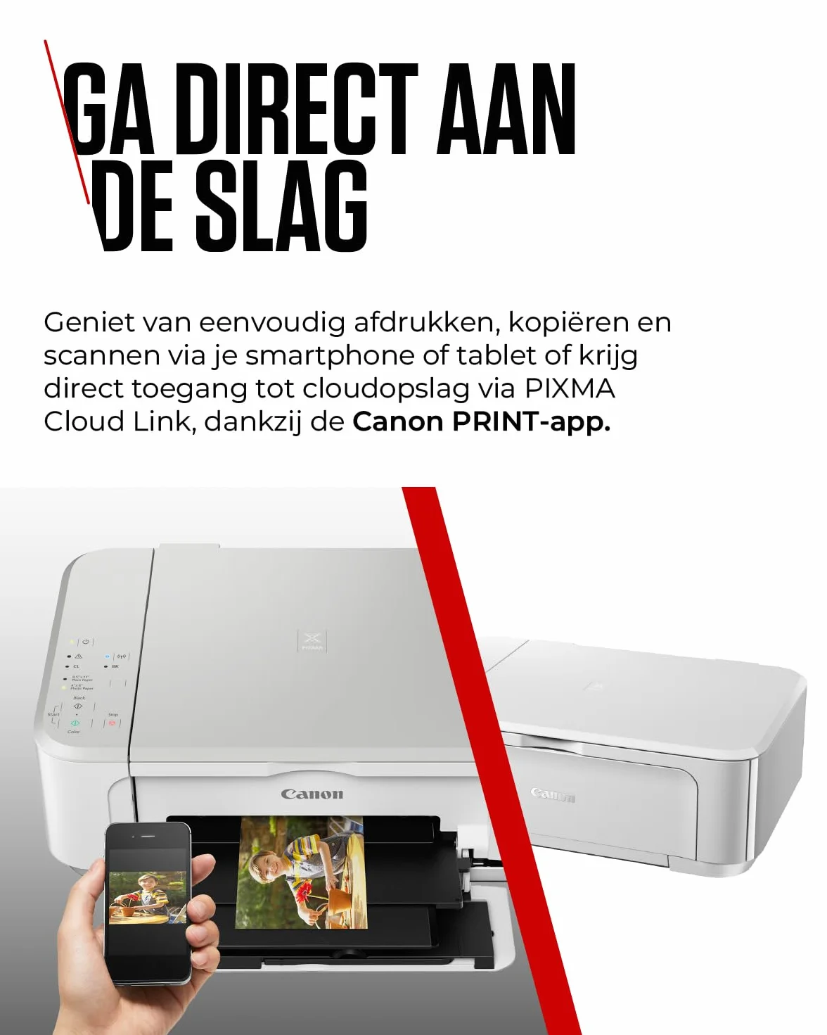 Canon PIXMA MG3650S kolorowa drukarka atramentowa Wi-Fi Apple AirPrint automatyczne drukowanie dwustronne biała