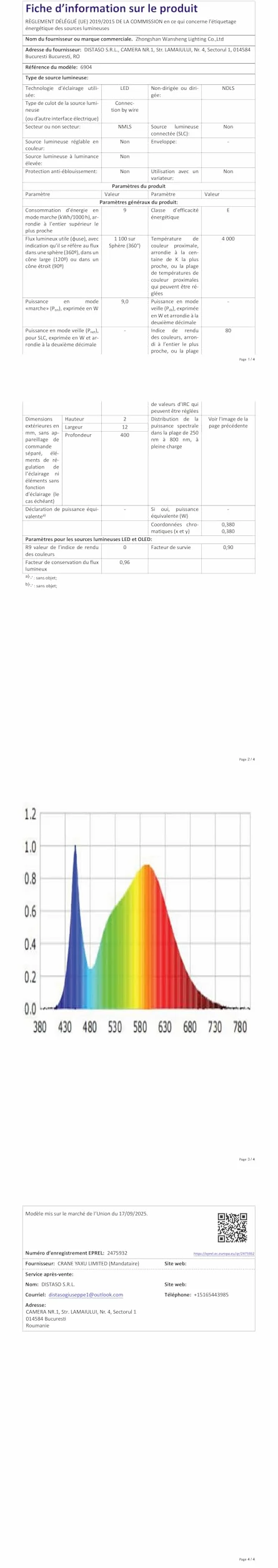Lampa Lustro do Łazienki 40CM, Oświetlenie LED 3000-6000K z Włącznikiem, Kinkiet LED nad Lustro z Kloszem Akrylowym, Energooszczędna i Trwała, Nowoczesna Lampa Ścienna dla Przytulnej Atmosfery