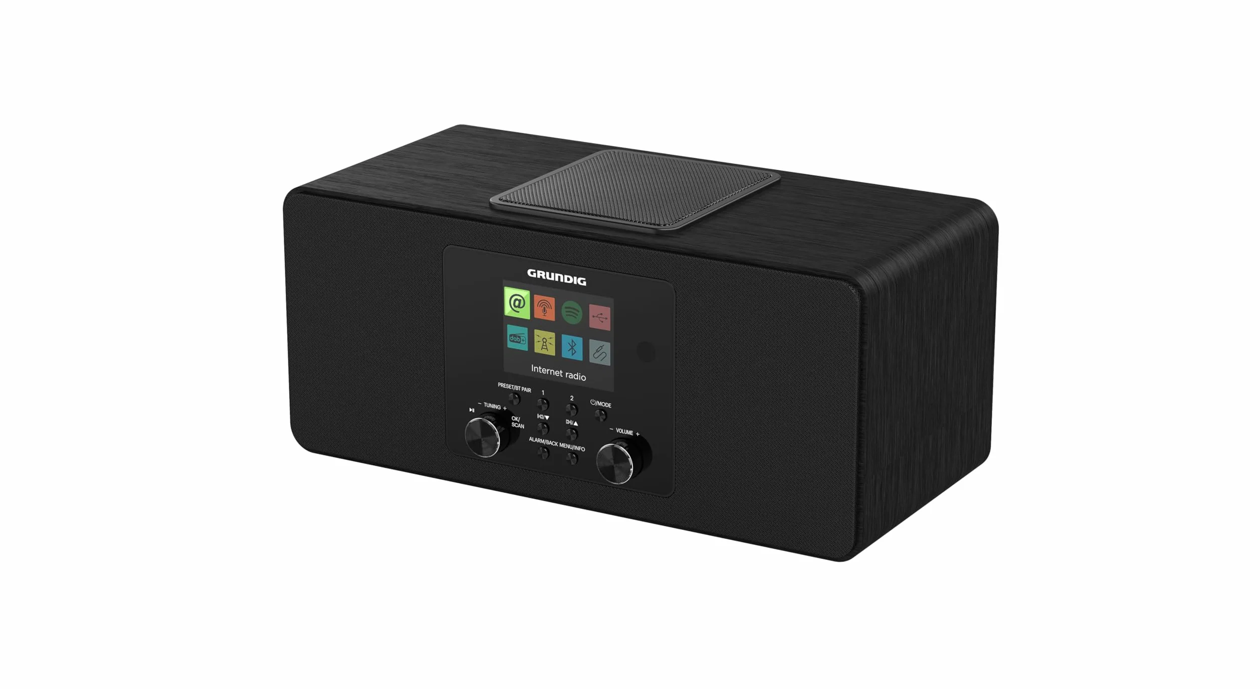 Grundig DTR 6100 2.1 DAB+ Web B All-In-One radio internetowe cyfrowe FM 28 W RMS USB Spotify Connect kolorowy