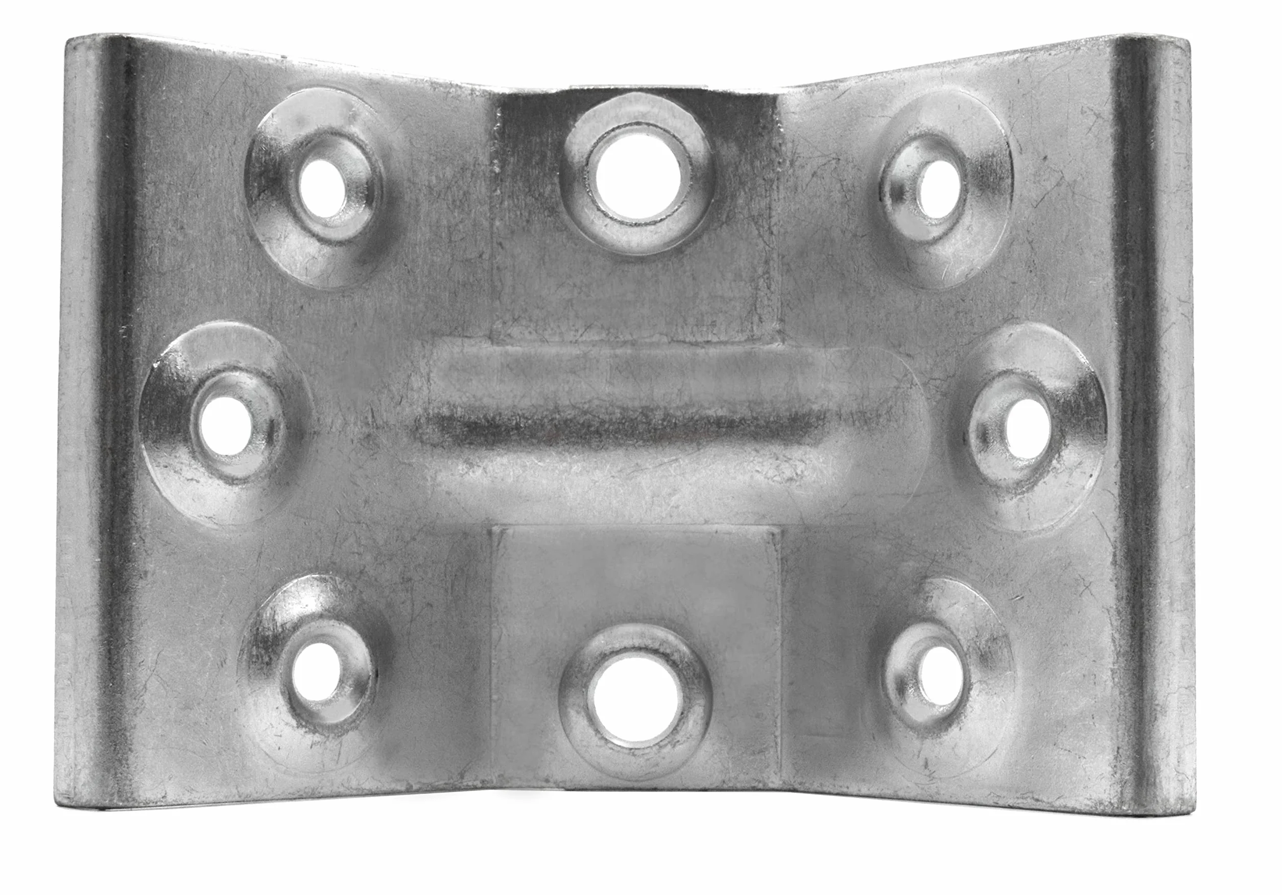 Design61 Zestaw 4 okuć kątowych nóg stołu okucia stołowe stal 103 x 70 mm