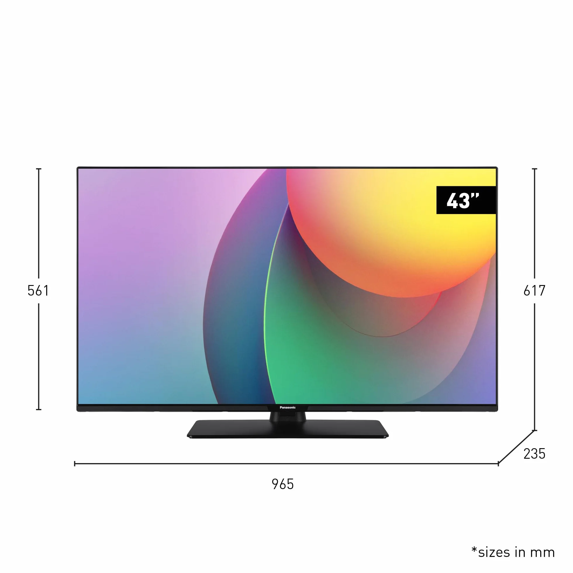 Panasonic TB-43W60AEZ, seria W60 43 cale 4K Ultra HD LED Smart TV, 2024, TiVo, silnik kolorów 4K, Dolby Vision i Atmos, tryb gry Plus, dla wyjątkowych wrażeń wizualnych