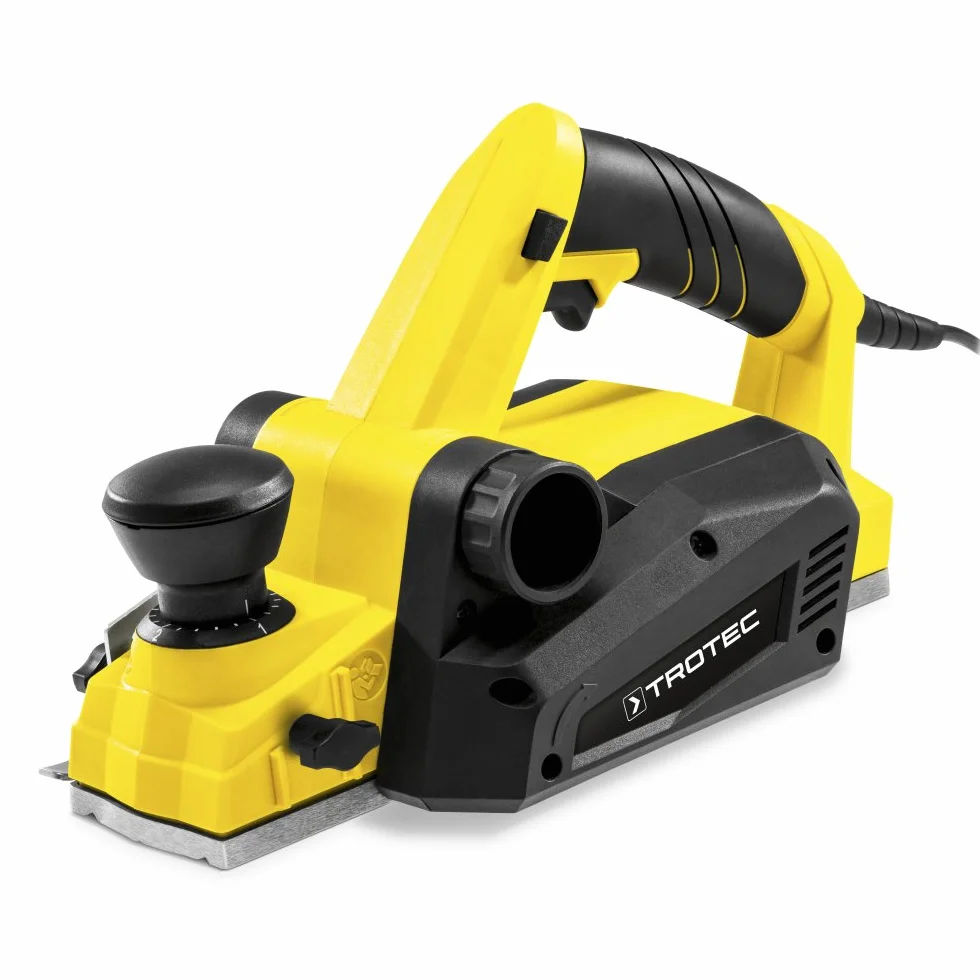 TROTEC PPLS 10-750 Strug elektryczny 750 W głębokość strugania do 3 mm szerokość strugania 82 mm 2-stronny wyrzut wiórów