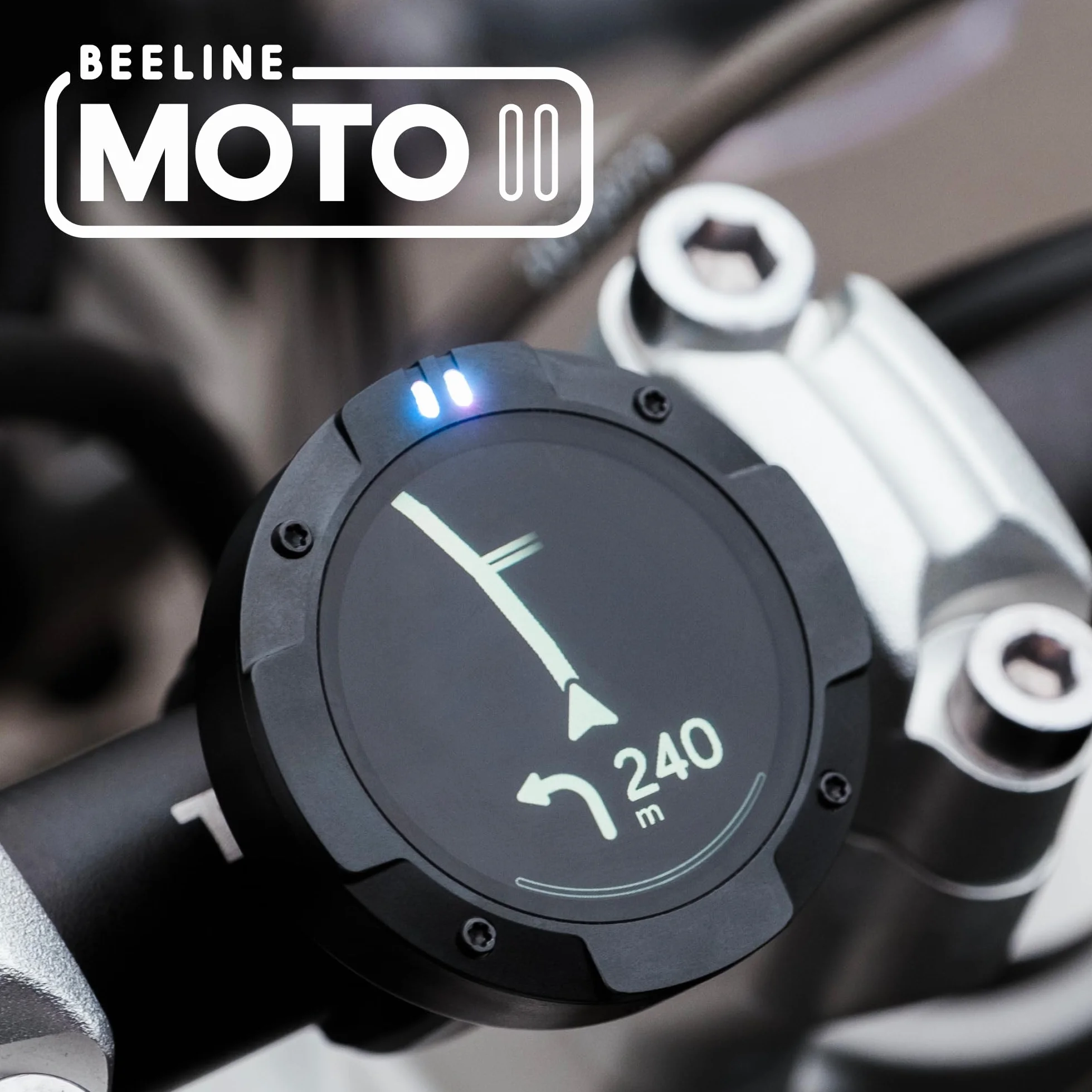 Beeline Moto II Motocyklowy tracker GPS nowej generacji, kompaktowa konstrukcja, wodoodporna konstrukcja, prosty wy?wietlacz i 14-godzinna bateria, przyjazna dla r?kawic, nawigacja satelitarna,