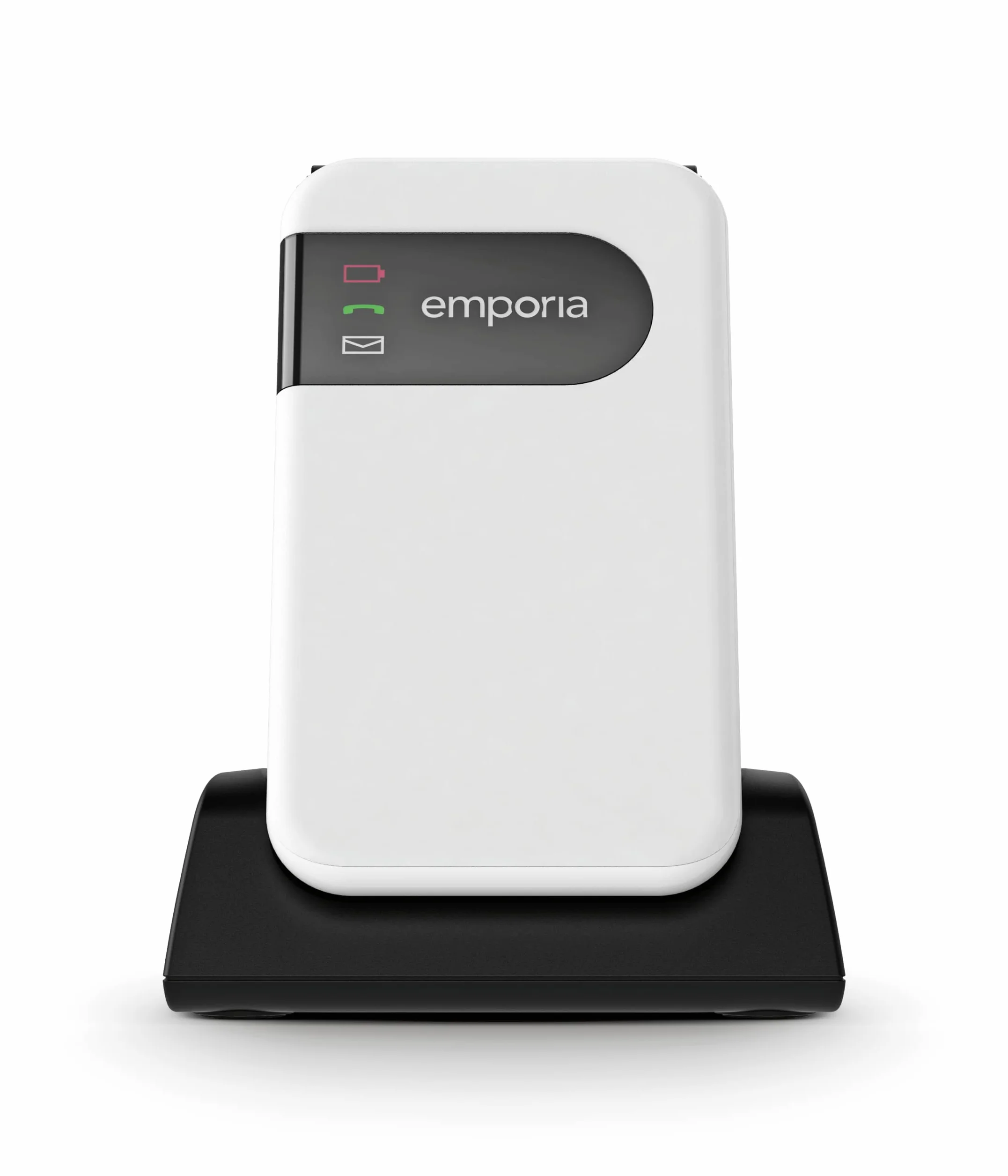 Emporia SIMPLICITYglam.4G telefon komórkowy dla seniorów, duża głośność, kolorowy wyświetlacz 2,8", biały