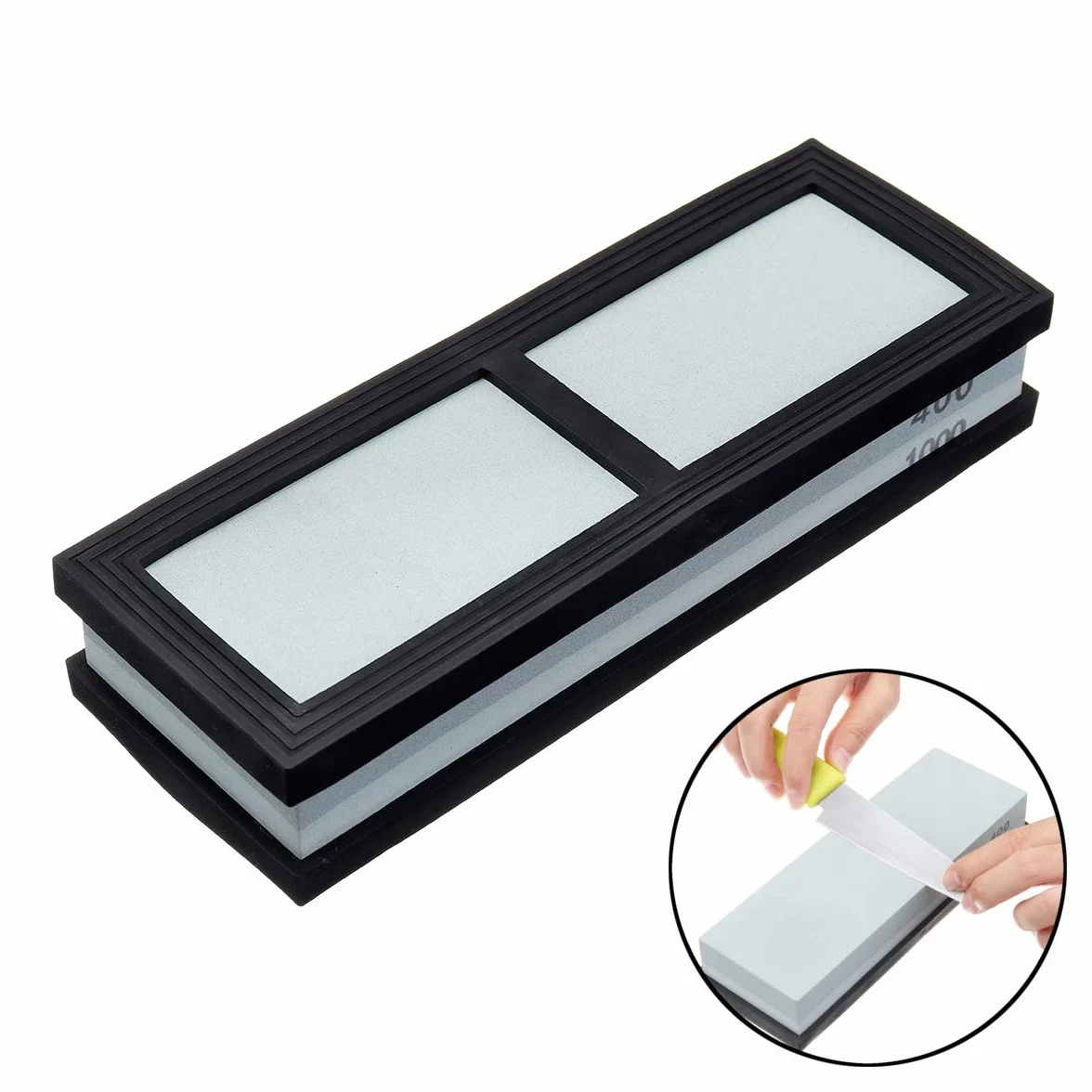 Dwustronny ostrzałka Premium Cutter Sharpen Stone 2-stronny kamień szlifierski Waterstone najlepsza ostrzałka do kamienia szlifierskiego - typ 3