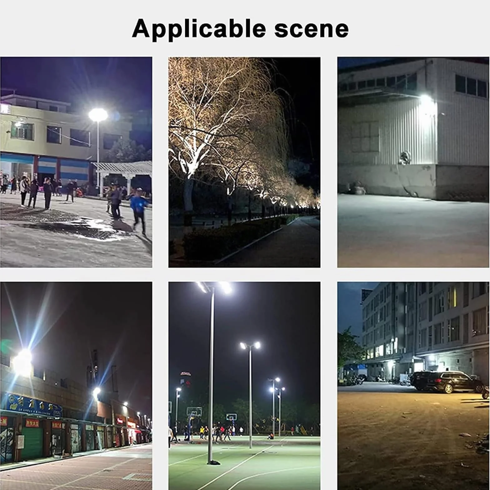 lampy solarne, Reflektor Super Bright Zimnobiały, zewnętrzny, IP65 do boisk sportowych, garażu, ogrodu i podwórka(50W)