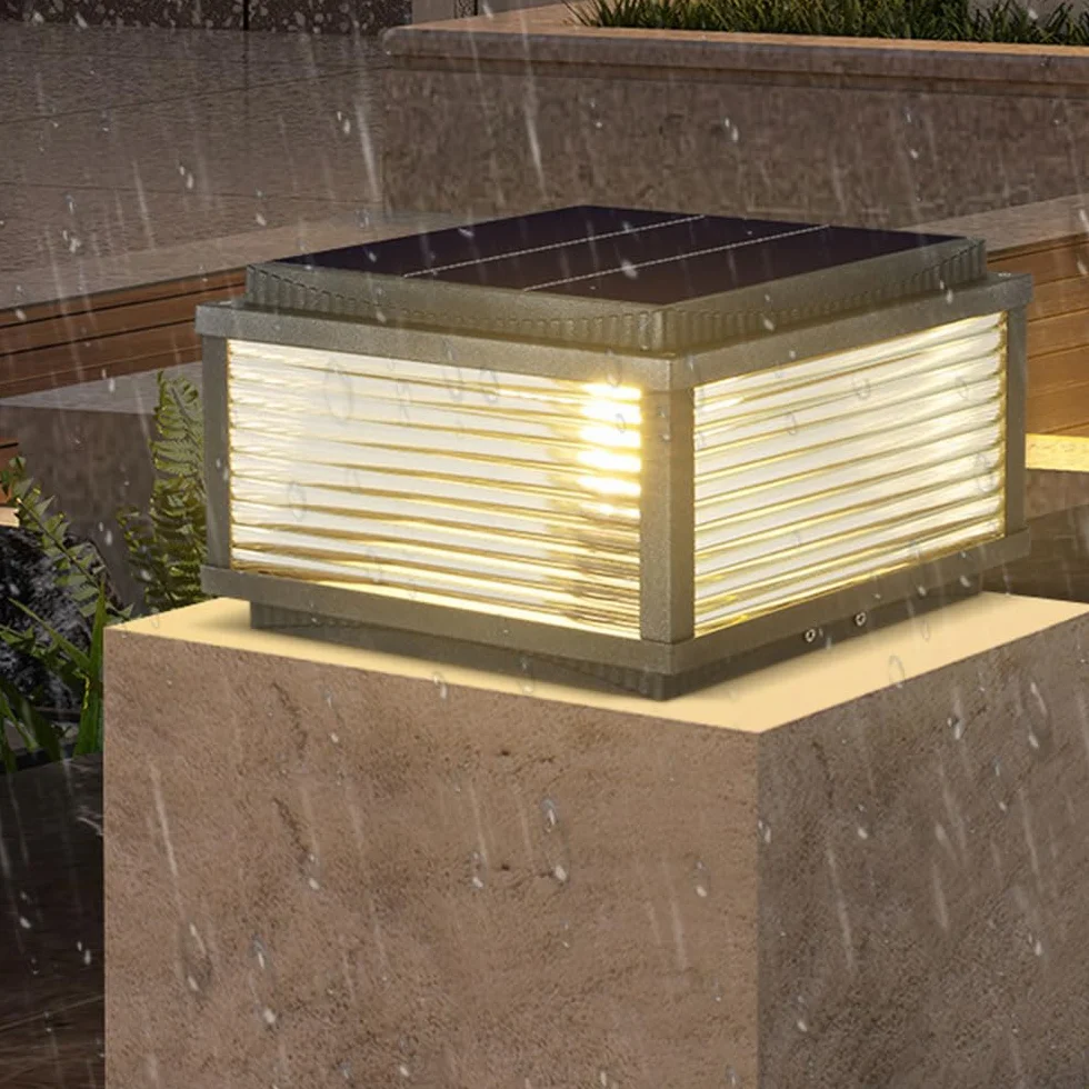 Nowoczesne oświetlenie słupków ogrodowych, lampy solarne do słupków, światła LED do słupków drzwiowych, lampy postowe do latarni vintage, światła słupków, oświetlenie krajobrazu, słup latarni