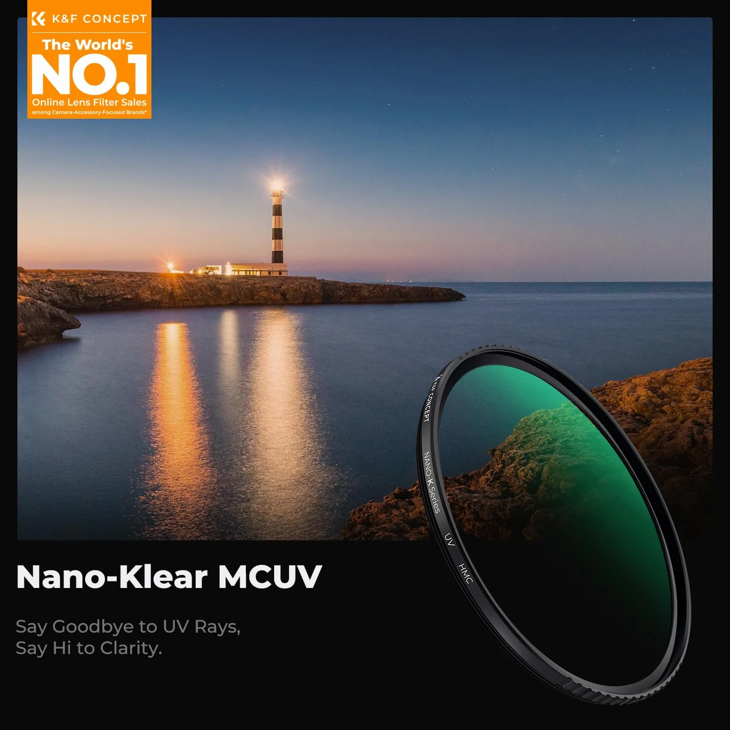 K&F Concept Seria K 46 mm MCUV Pro filtr UV Slim MC UV filtr ochronny filtr ultrafioletowy