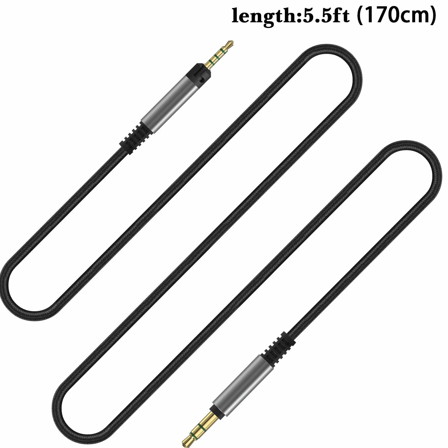 Linkidea kabel audio ATH-M70x/M60x/M50x/M40x/M40, 2,5 mm TRRS na TRS, 1,7 m
