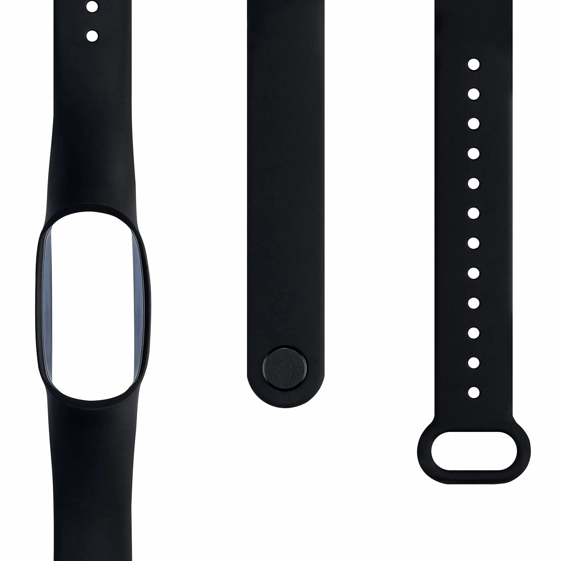 Xiaomi Mi Band 4 Opaska Sportowa Zestaw 2 szt. Termoplastyczny Poliuretan Silikon Czarny Szary