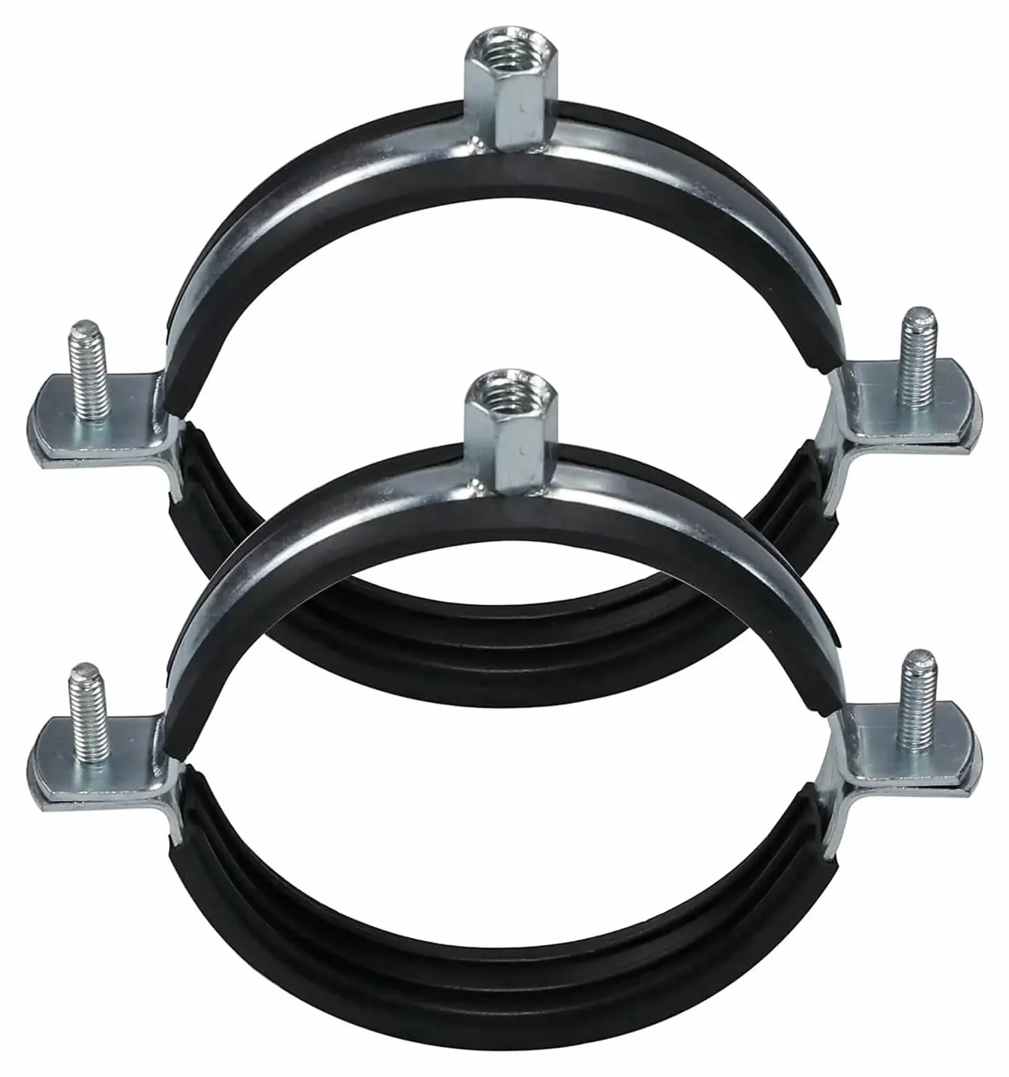 Regulowany zacisk do rur ze stali nierdzewnej | Uchwyt ścienny do sufitu o średnicy 20–160 mm: wsporniki(5pcs 100mm)
