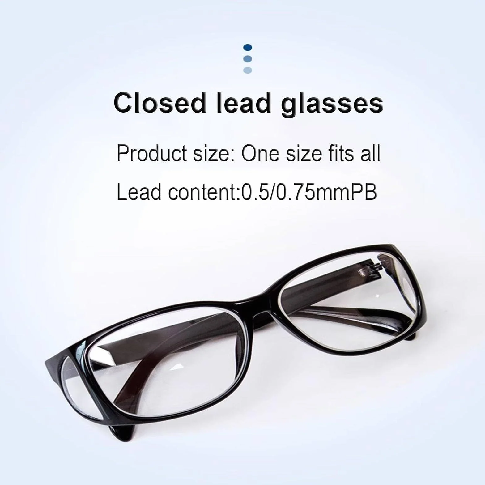 Okulary Ochronne OłOwiane Dla DorosłYch Z OłOwiu | Okulary Ochronne OłOwiane Z Ochroną Boczną | Okulary Ochronne OłOwiane 0,5/0,75 Mmpb Przed Promieniowaniem Rentgenowskim 0.75mmPb