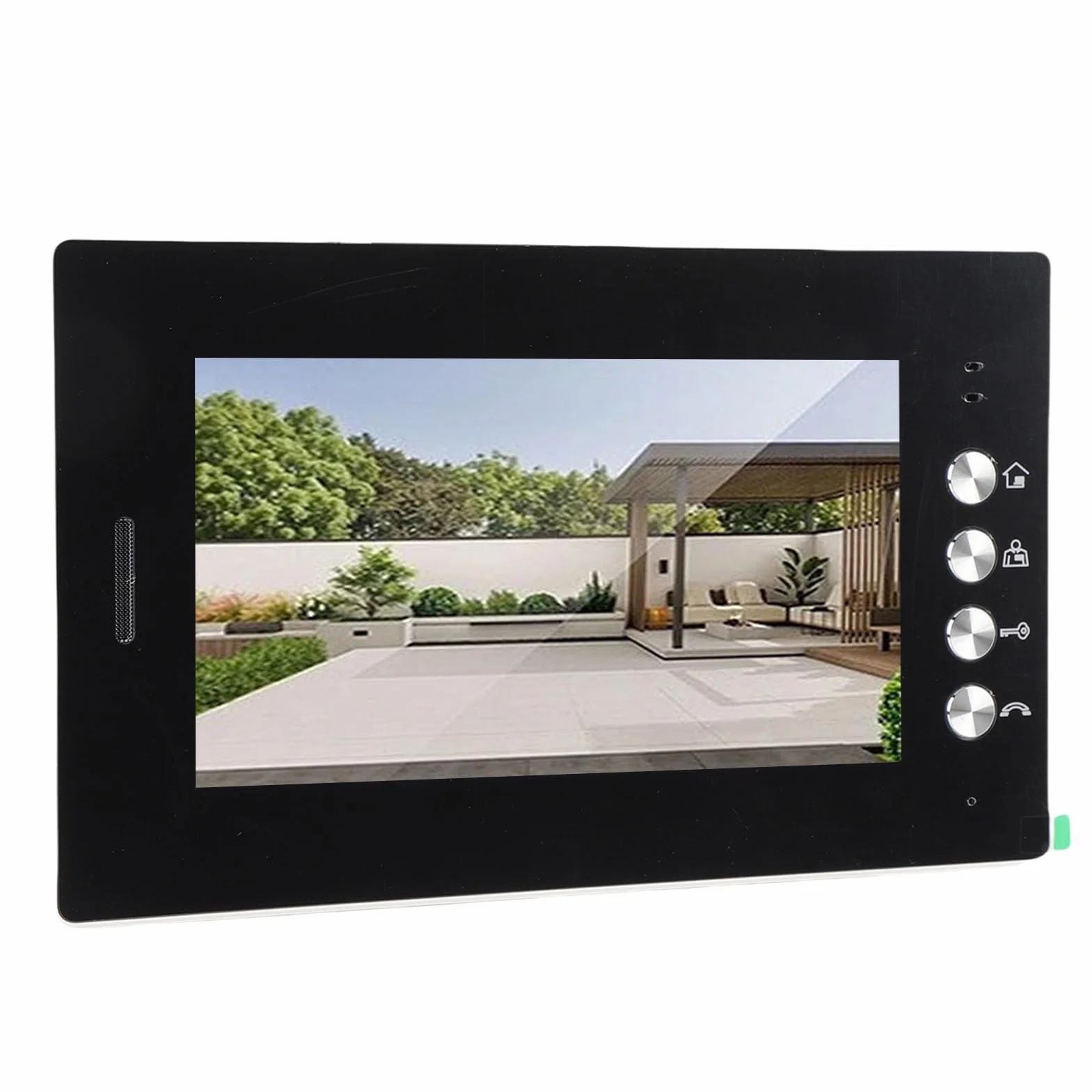 Dpofirs HD Przewodowy System Domofonów Wideo, Szerokie Kąt Kątowy 120 ° Połączowy Telefon Wideo, Wbudowany Adapter Zasilający 6 Karty (wtyczka UE)