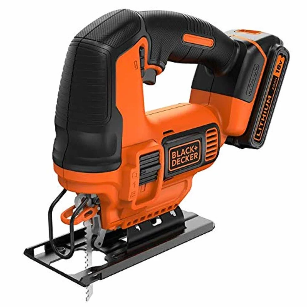 Black+Decker BDCJS18E1-QW wyrzynarka 18 V-2,5 AH 1 akumulator 1 ostrze do drewna