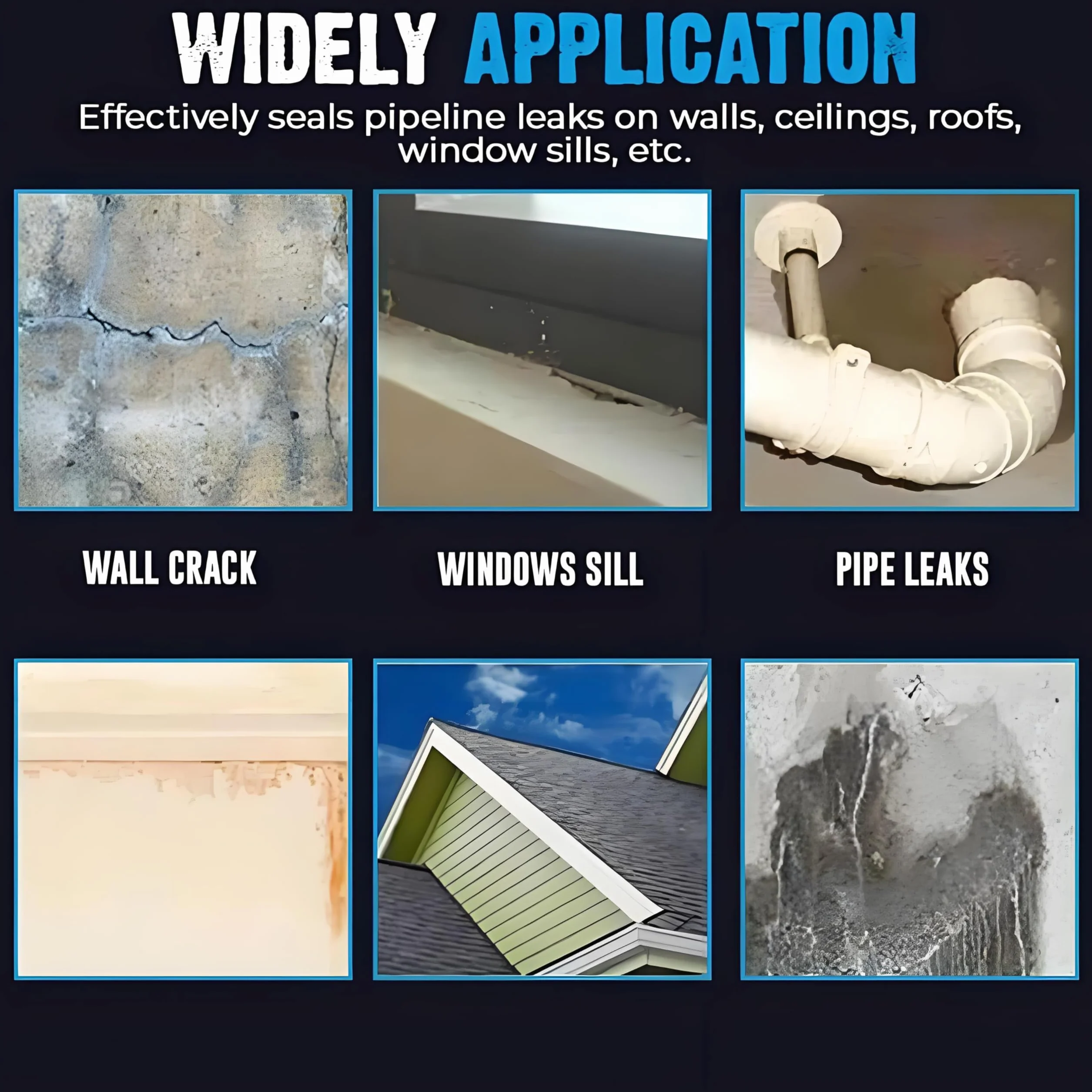 HONGECB Przezroczysty wodoodporny klej, środek zapobiegający wyciekom, wodoodporny uszczelniacz izolacyjny, uszczelniacz wycieków wody, niewidoczny wodoodporny środek do płytek, ścian, dachu, 900 g
