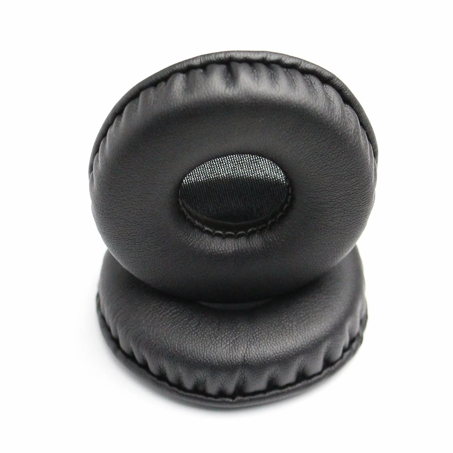 Yizhet 1 para okrągłych nauszników 70mm wymienne skóra proteinowa uniwersalne 7cm poduszki do słuchawek