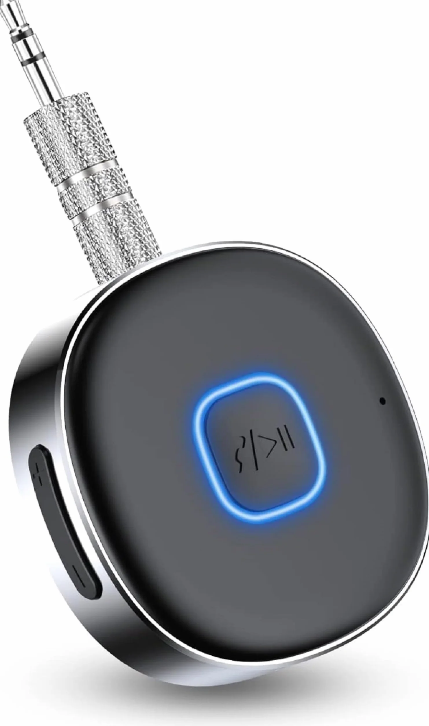 HORJOR AUX Bluetooth adapter samochodowy 5.0 bezprzewodowy głośnomówiący podwójne połączenie 16h