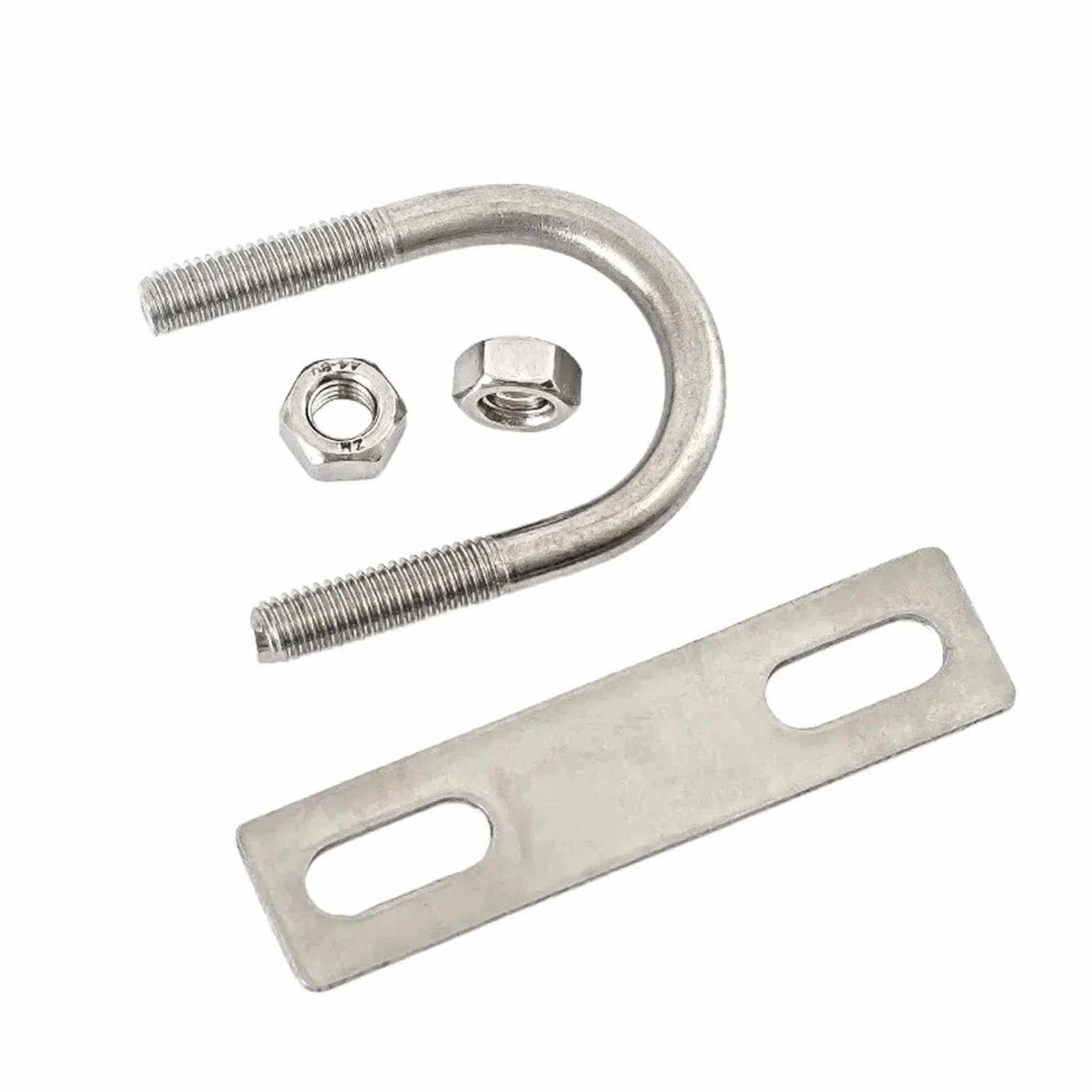 Obejma rurowa krzyżowa ze stali nierdzewnej 304 typu U-Bolt | Srebro M6 M8 Naprawa rur w wielu rozmiarach: Obejma do rur(M8x159x189mm-1set)