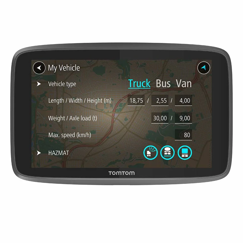 TomTom GO Professional 620 nawigacja GPS dla ciężarówek (mapy Europy, TomTom Traffic, Wi-Fi, POI dla dużych pojazdów)
