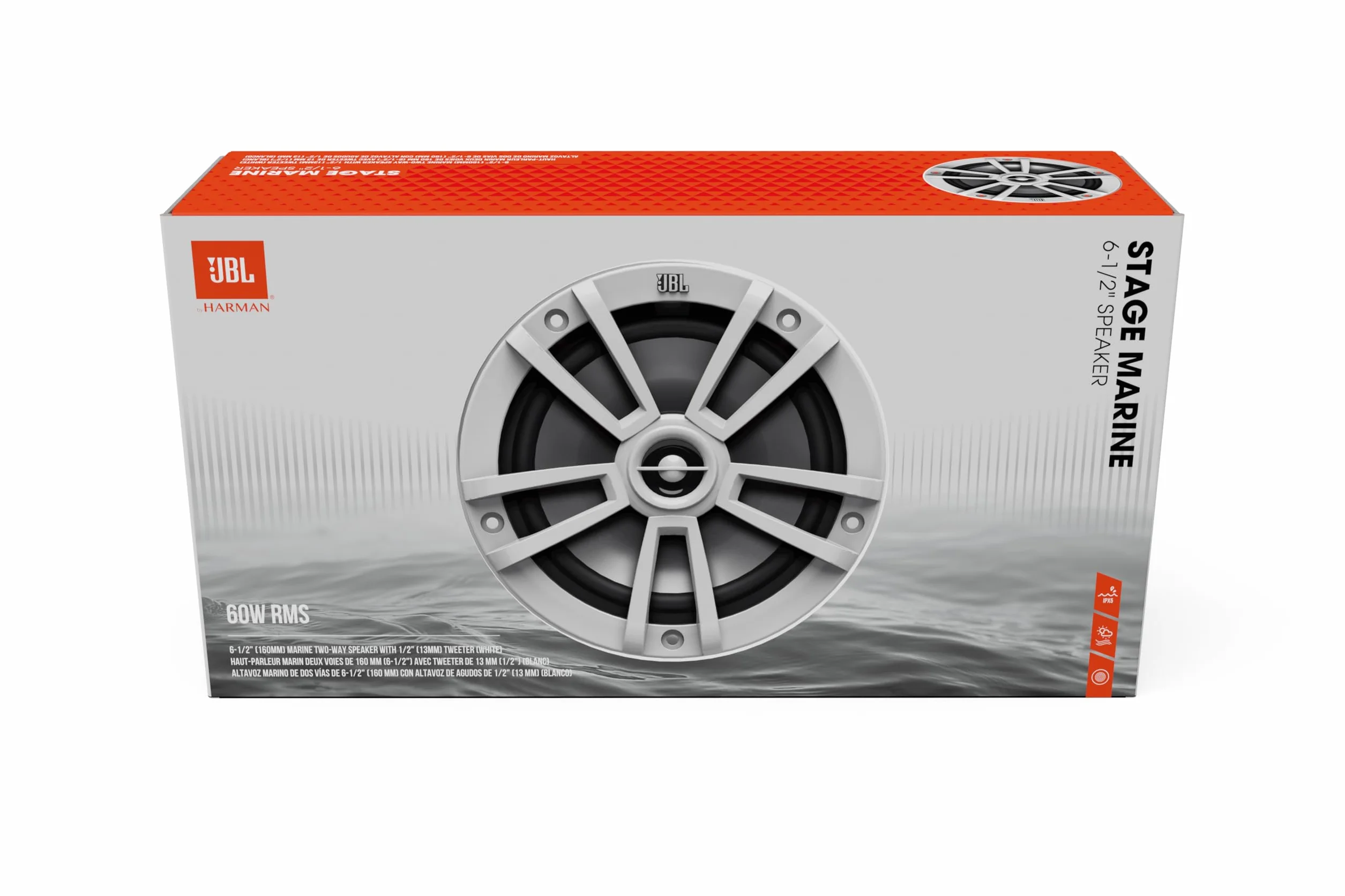 JBL Stage Marine Wodoodporny głośnik 6-1/2" (160mm) 180 W Dwukierunkowe głośniki morskie Biały