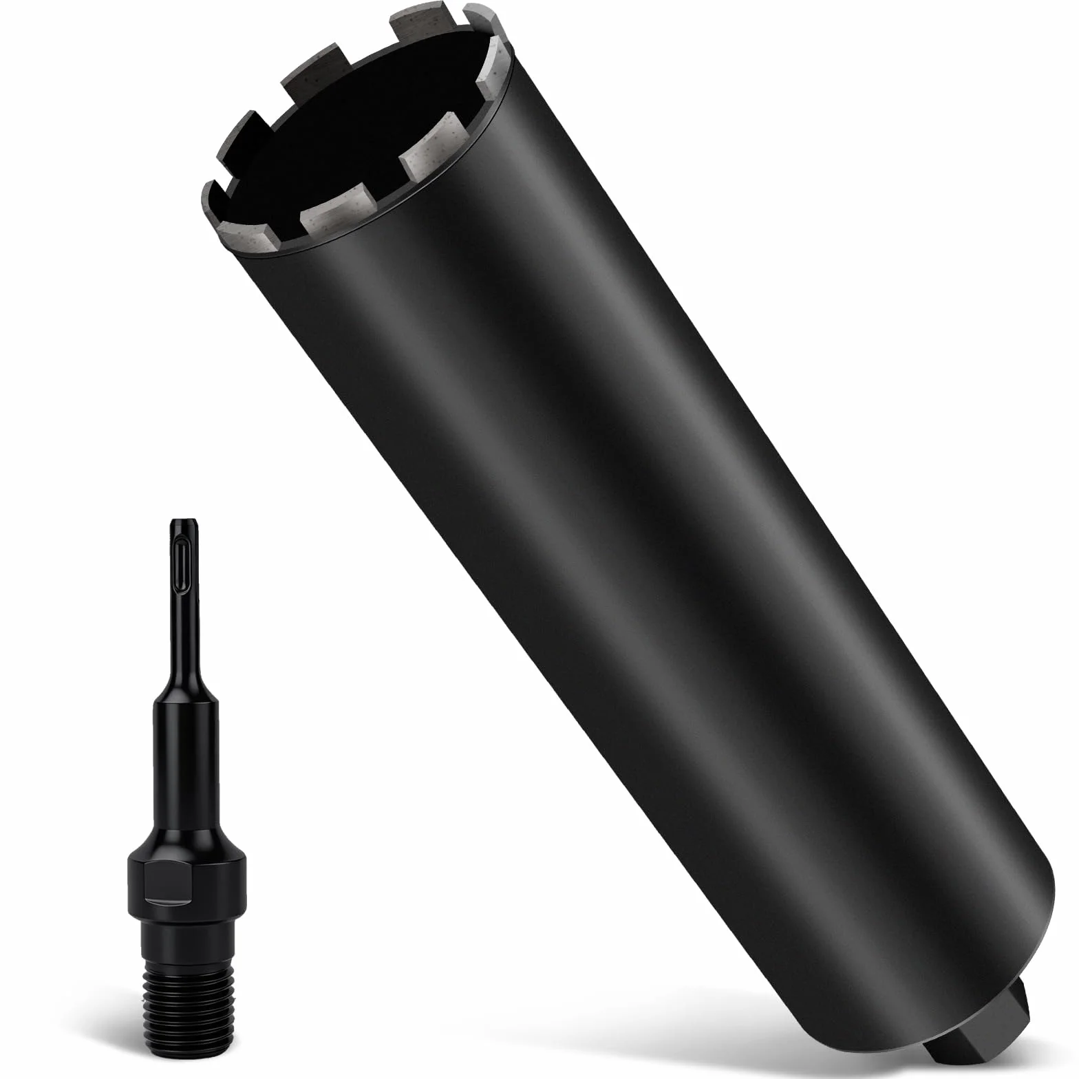 Diamentowa koronka wiertnicza Ø 112 mm z SDS Plus, 1 ¼" diamentowa koronka wiertnicza, L 460 mm, pogłębiacz puszek koronka wiertnicza wiertło rdzeniowe wiertło do wiercenia na mokro/sucho, otwornica
