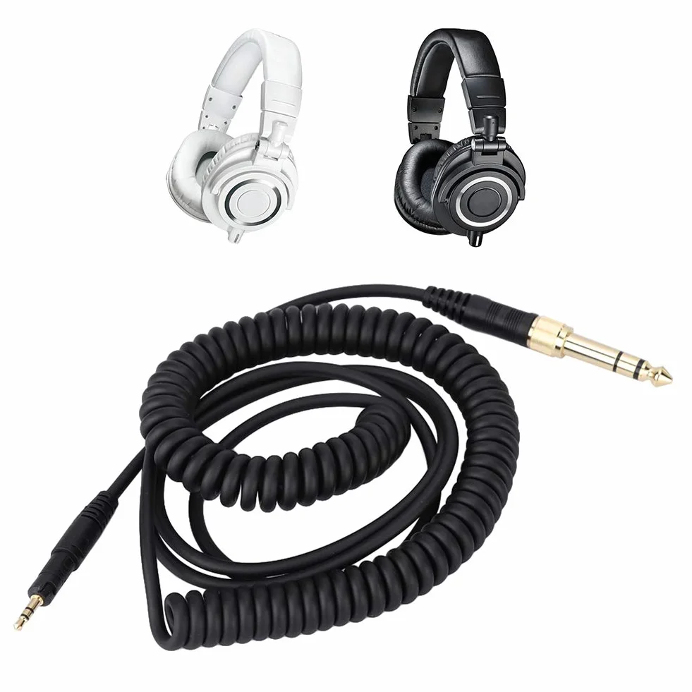Kabel Aktualizacyjny 6,5 mm na 3,5 mm 160 cm Hi-Fi do ATH-M50x/M40x/M70x