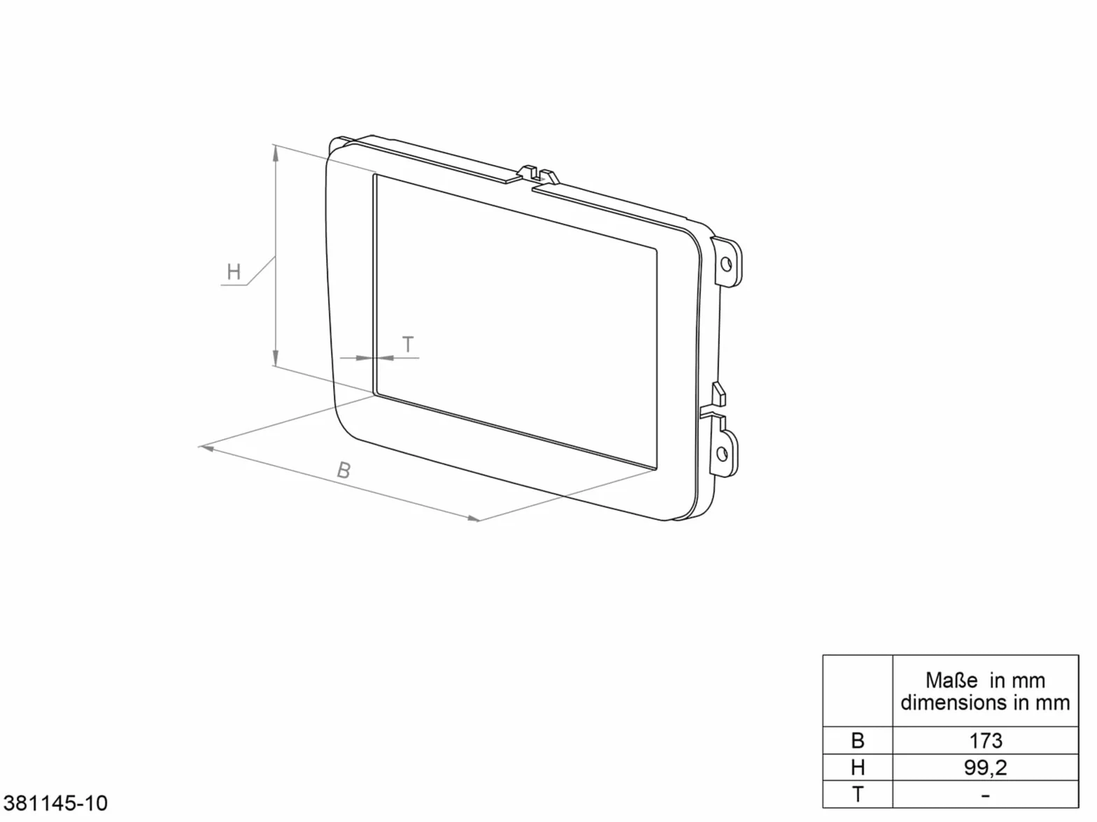Ramka radiowa 2-DIN Jeep Renegade od 2014 ACV 381145-10