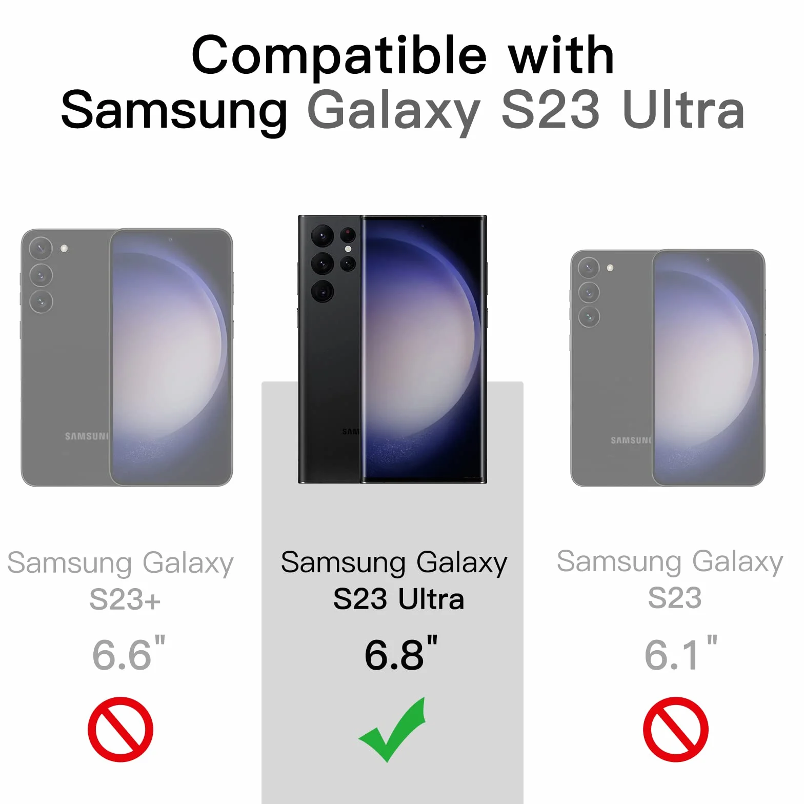 JETech Etui Magnetyczne Samsung Galaxy S23 Ultra 5G 6,8 Cala MagSafe Półprzezroczysty Matowe Tyłu Odporny na Wstrząsy Czarny