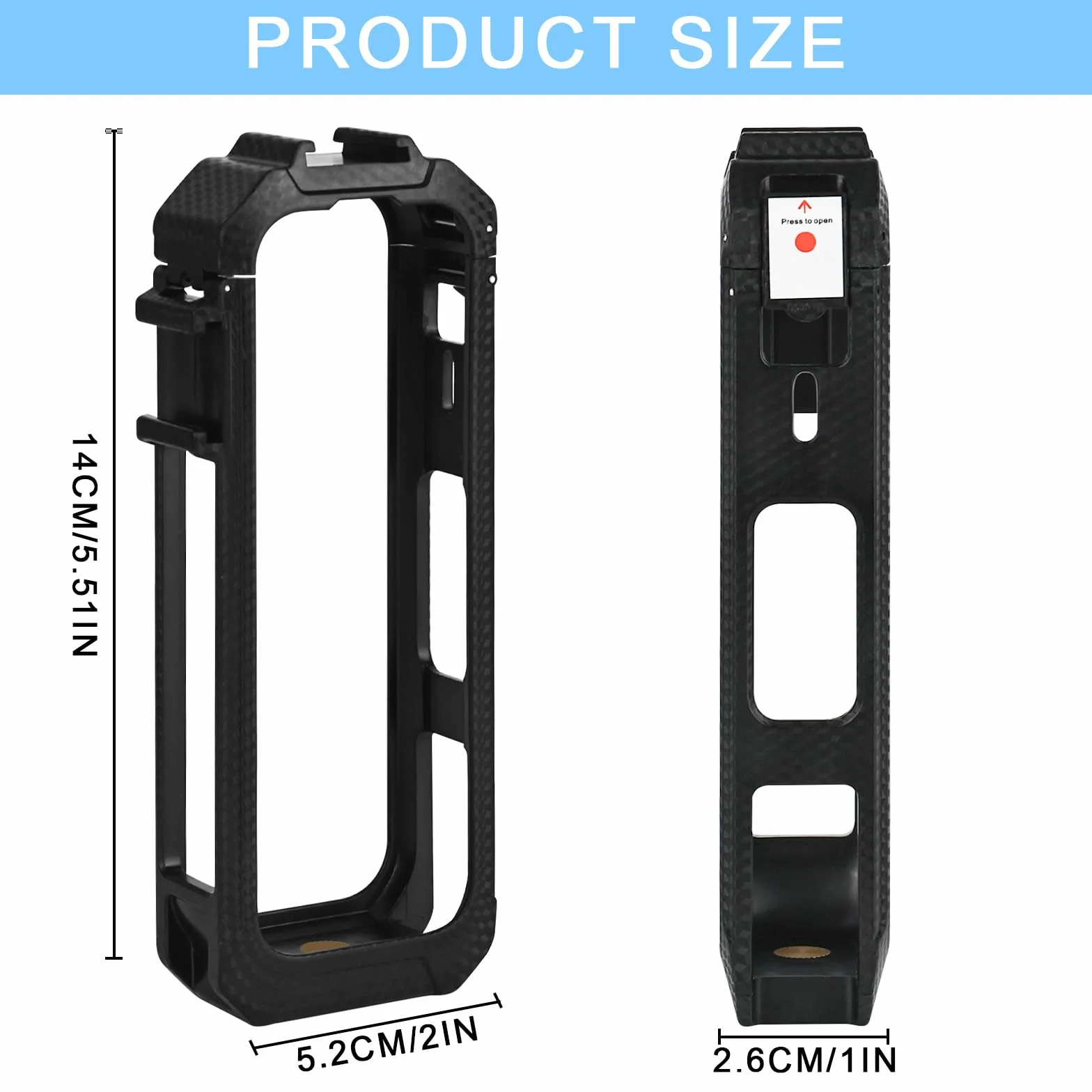Insta360 X5 ramka ochronna magnetyczna szybkie zwalnianie plastikowa obudowa akcesoria