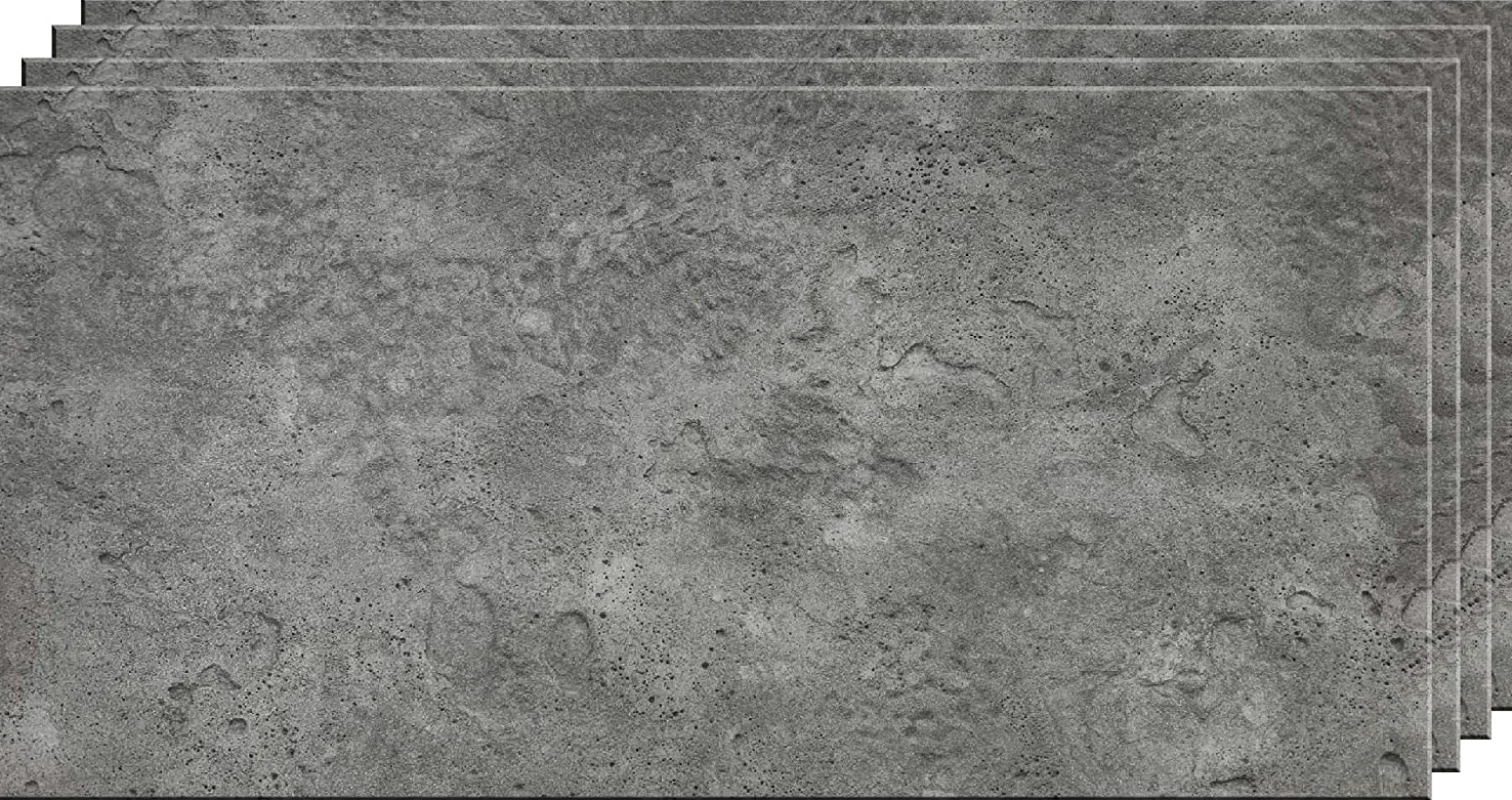 Panele ścienne DECCART o wyglądzie betonu - panele sufitowe - okładzina ścienna okładzina sufitowa z imitacją betonu - 100x50 cm - ciemnoszary - 7014 XL - 32 sztuki (16 m²)
