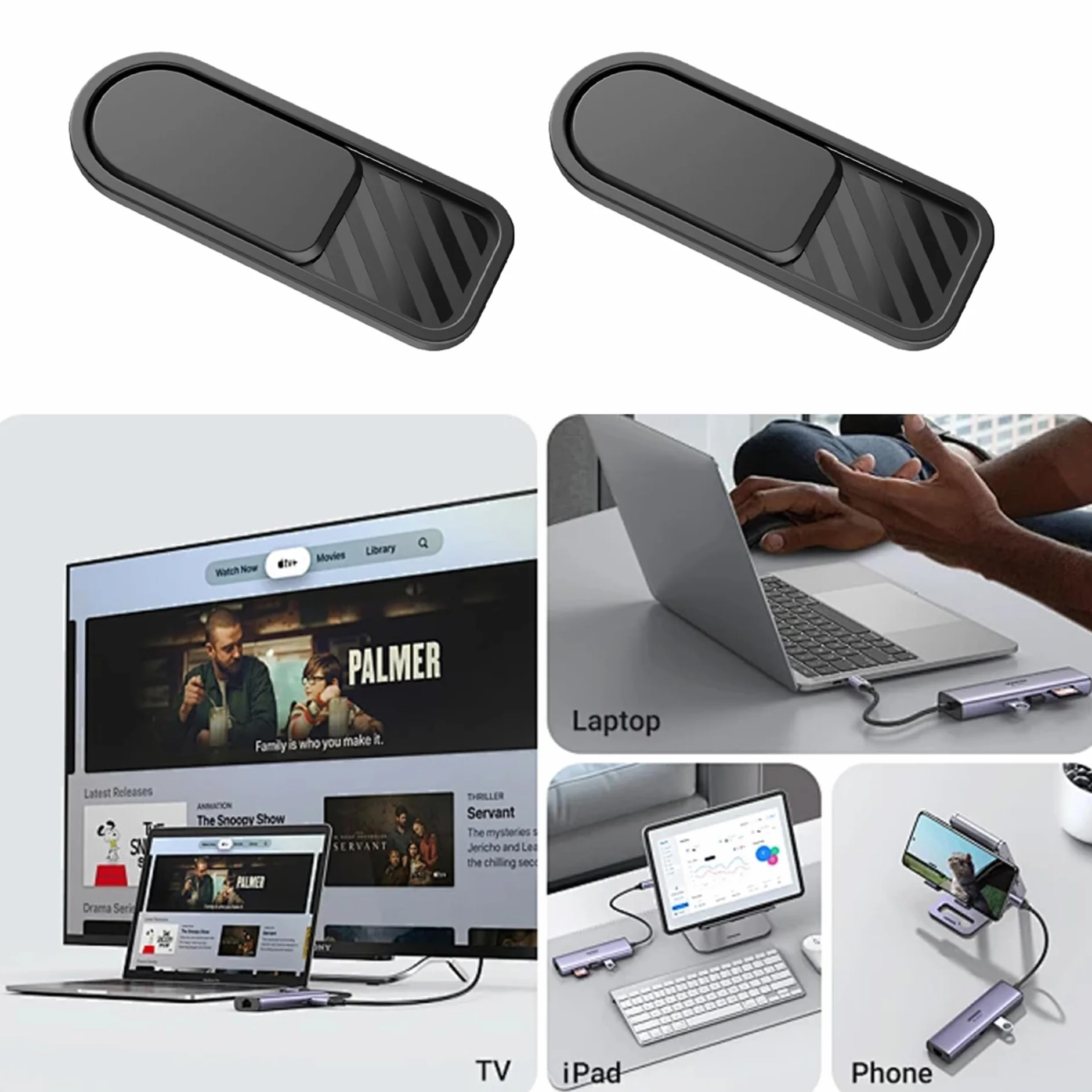 Osłona kamery internetowej 6 sztuk do laptopa MacBook Pro Air iPad tablet