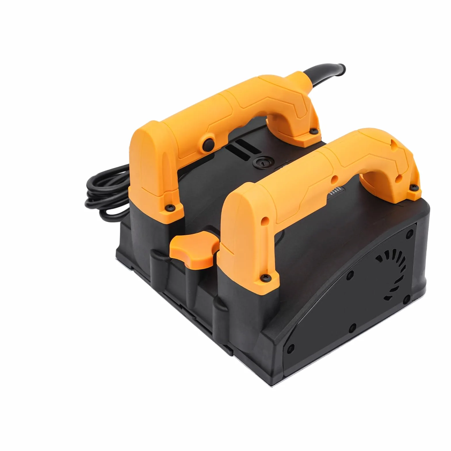 Elektryczna strugarka ścienna 1200 W, głębokość 1-4 mm, frezarka walcowa 1000-4000 obr./min, 26 ostrzy o szerokości 15 cm, silnik miedziany z 2 szczotkami węglowymi i skrzynką narzędziową
