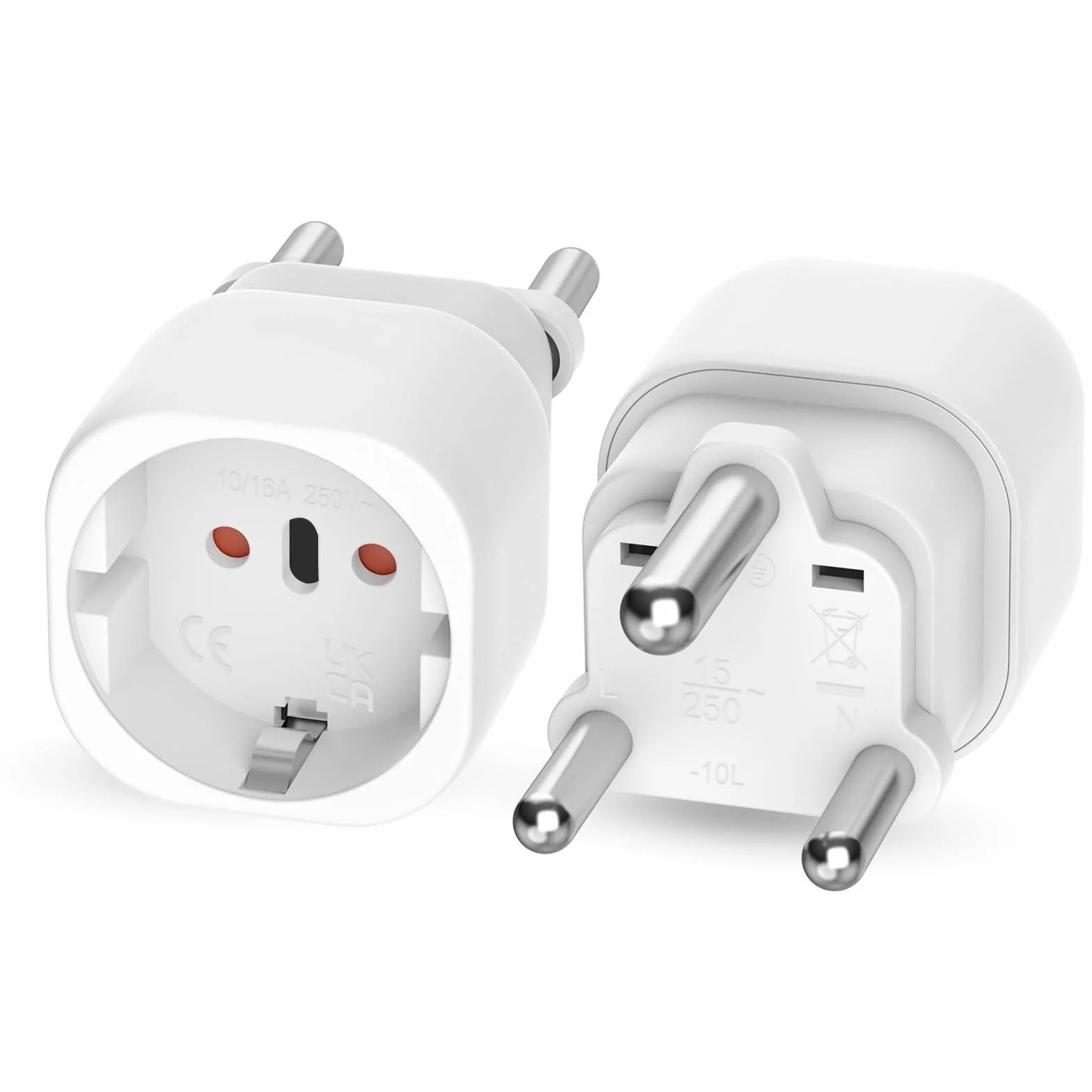 Adapter wtyczki RPA typu M biały