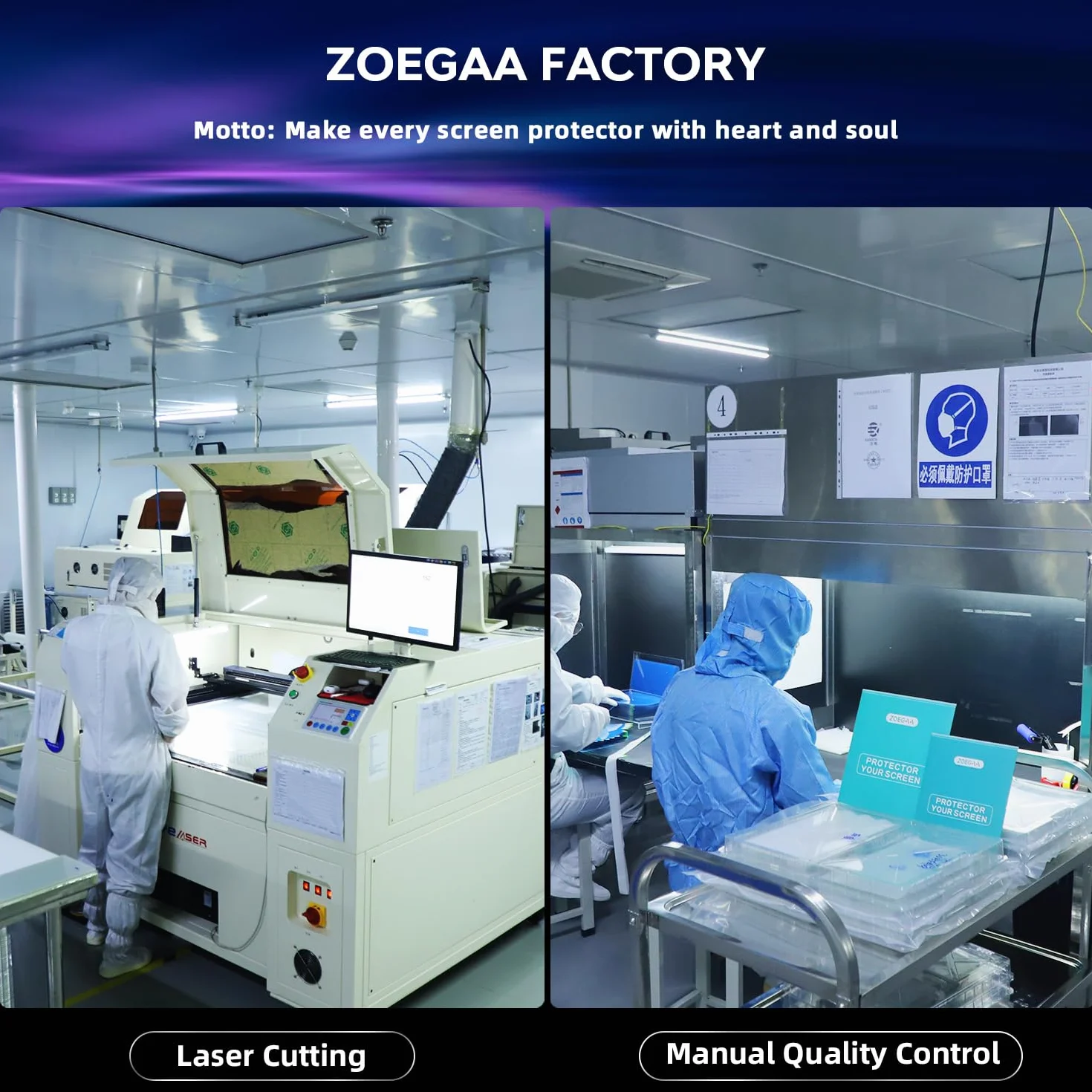 ZOEGAA Magnetyczna osłona ekranu do iPada Pro 27.8 cm (2024-2025, M4/M5), łatwa instalacja i ochrona przed niebieskim światłem, ekran prywatności do iPada Pro, wielokrotnego użytku, z teczką do