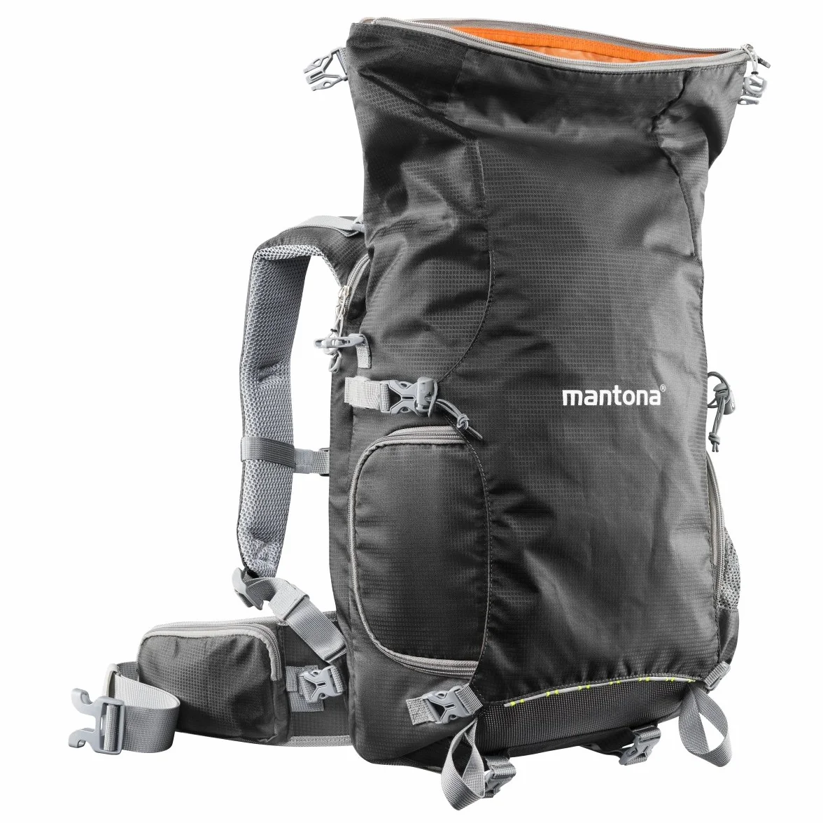 Mantona ElementsPro 30 plecak outdoorowy czarny z osłoną przeciwdeszczową