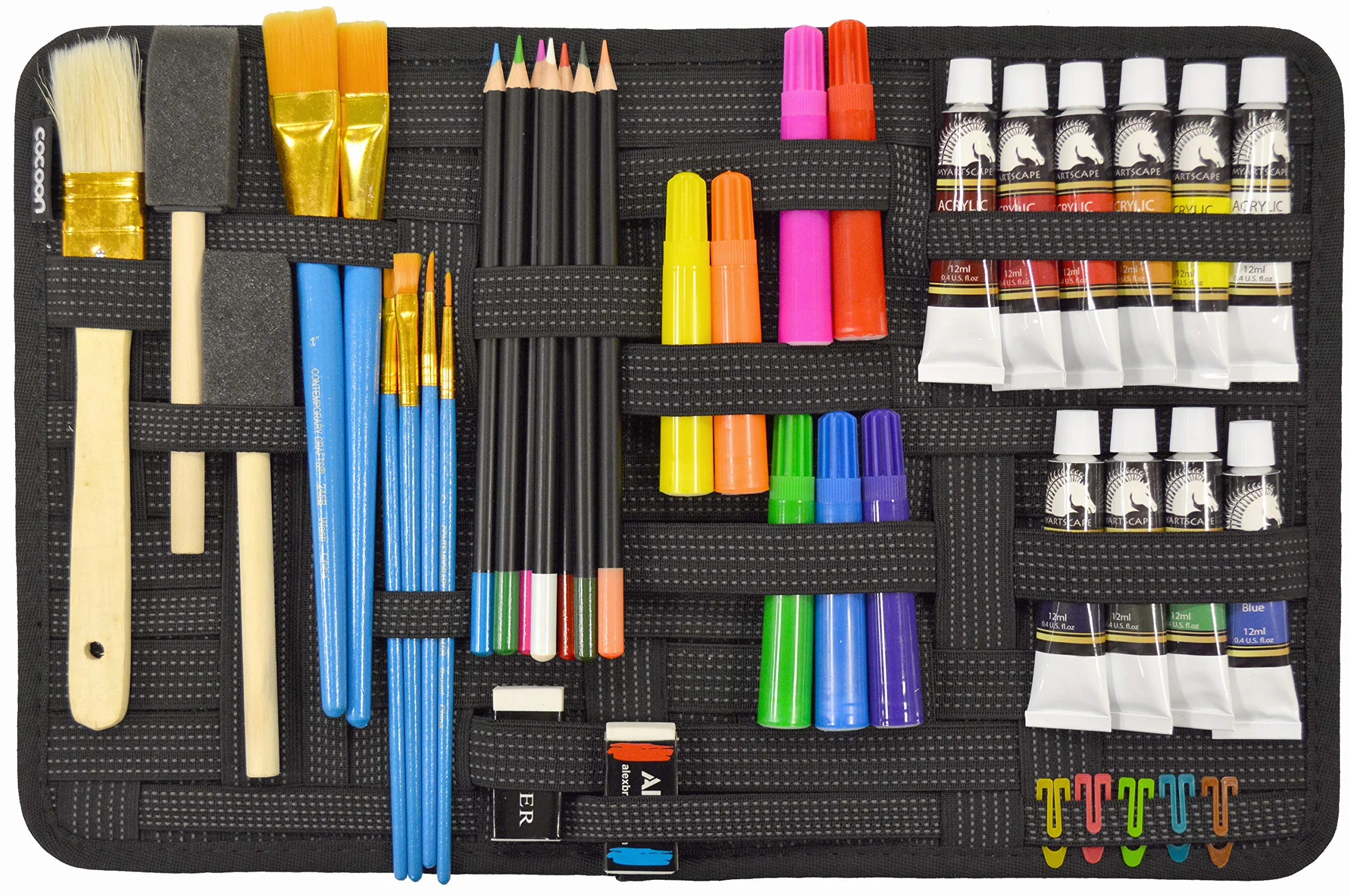 COCOON GRID-IT! Organizer Rękawice do narzędzi Czarny 9.625x15.125 cala 480g