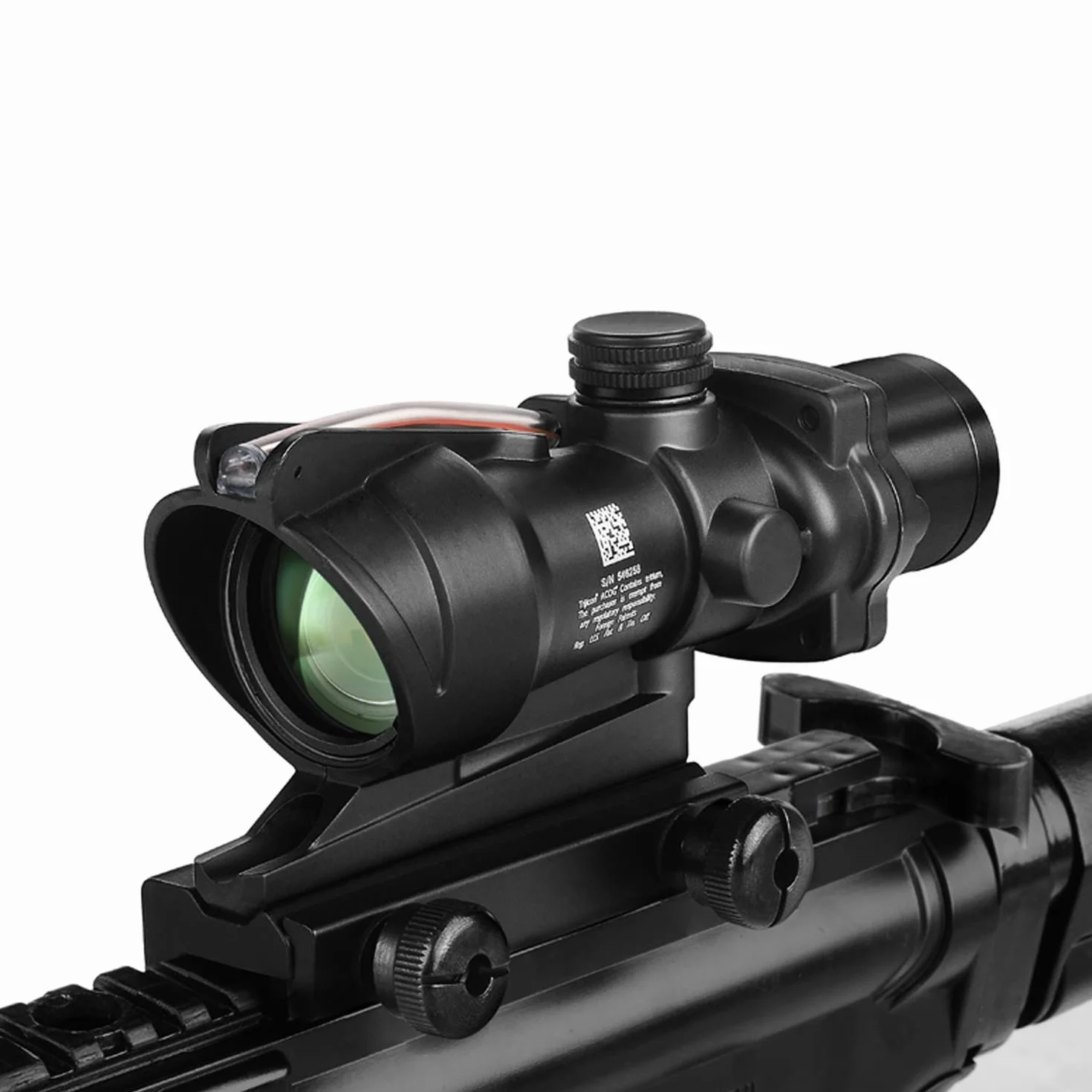 Paike Rifle Scope 4x32mm ACOG kolimator kolimatorowy z czerwoną siatką jodełkową