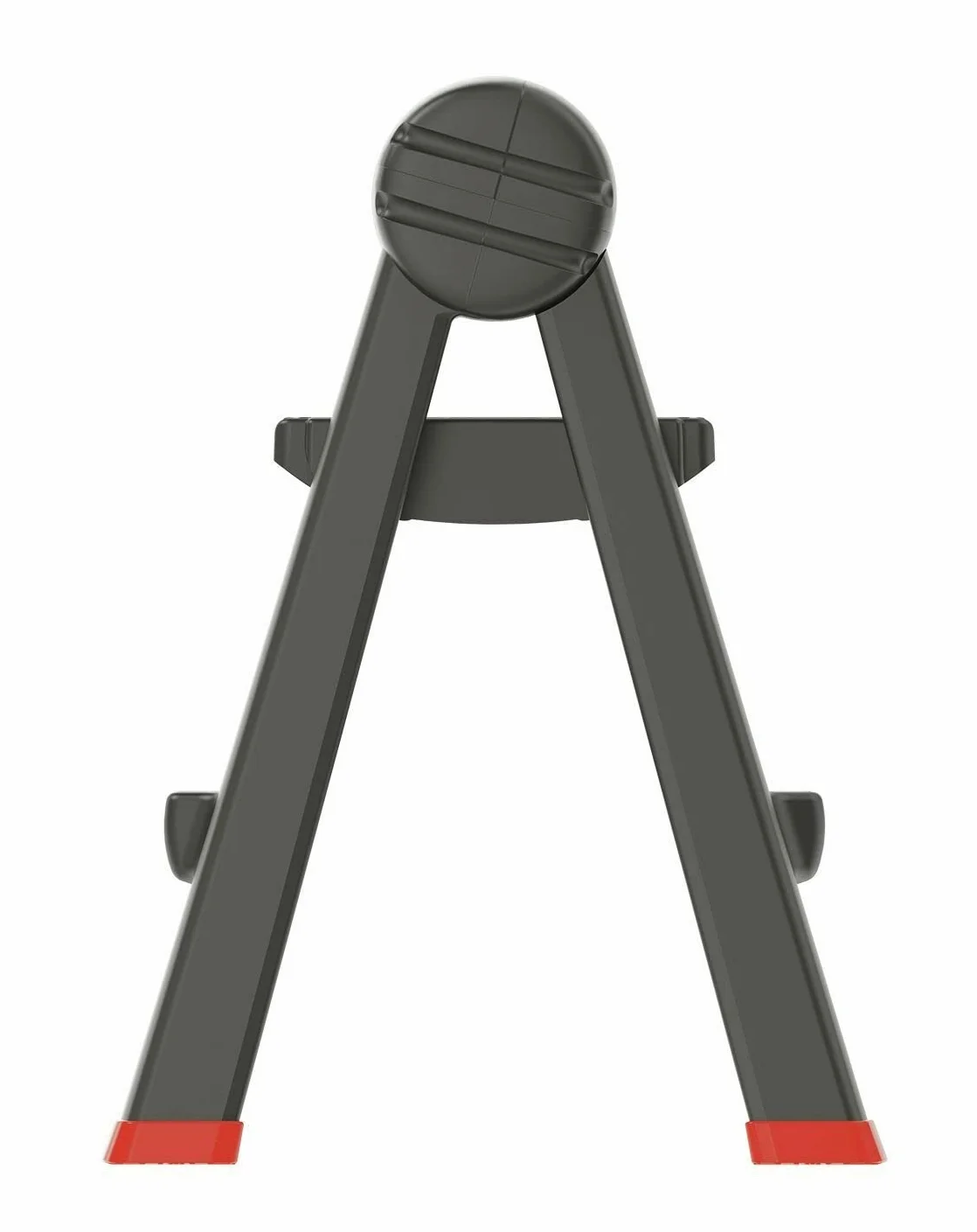 Kistenberg Składana drabina z 2 stopniami (dostęp po obu stronach, składana, obciążenie 150 kg, z antypoślizgowymi nóżkami, tworzywo sztuczne, 470 x 435 x 630 mm)