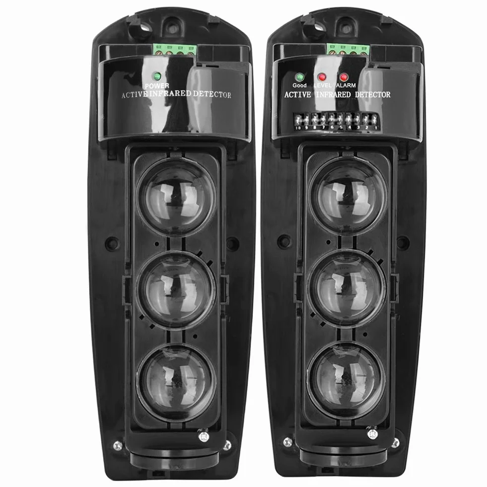 Detektory potrójnej wiązki Alarm potrójnej wiązki Fotoelektryczny detektor podczerwieni LED System bezpieczeństwa Transmisja bezprzewodowa dla systemu alarmowego w domu (ABE-50)
