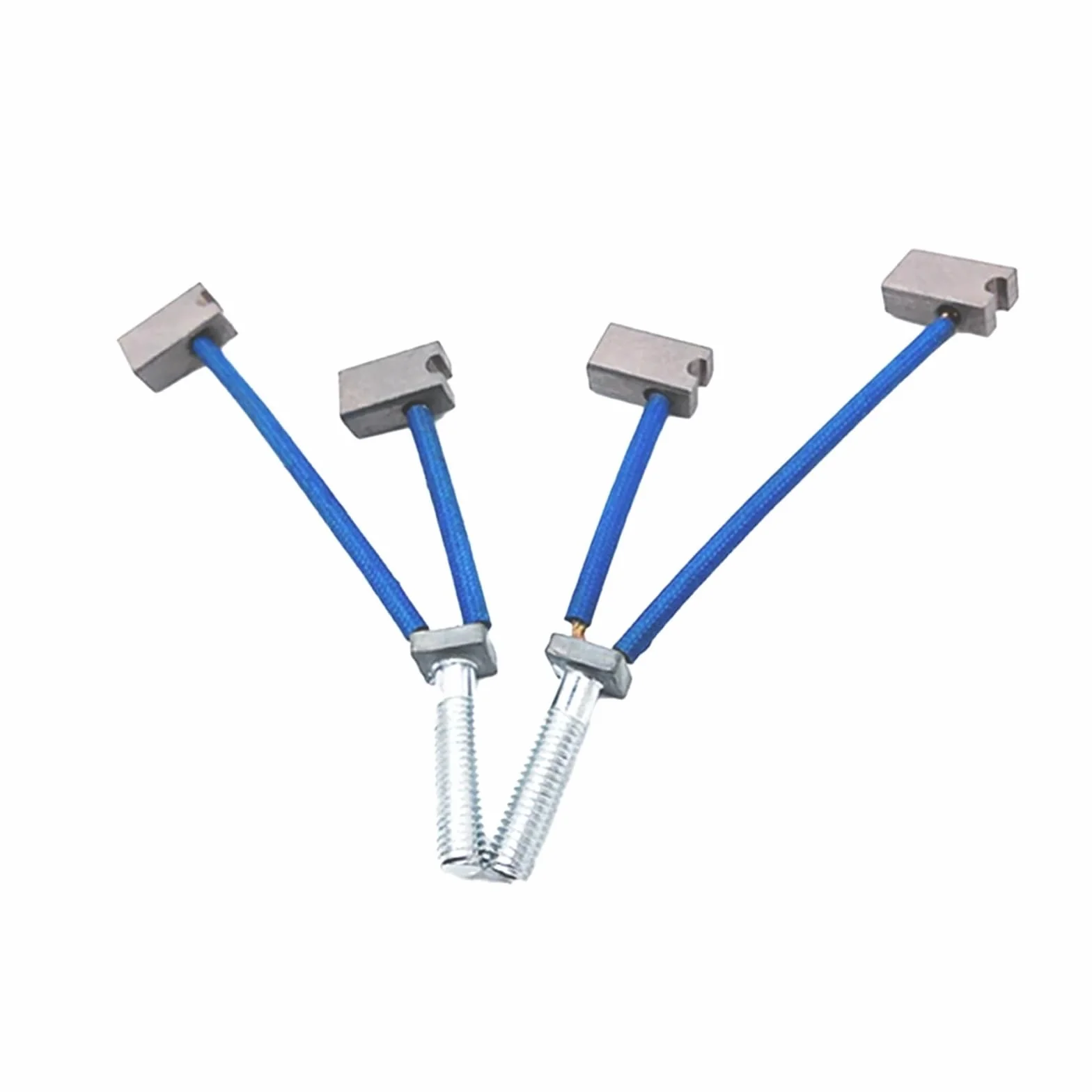 4 szczotki węglowe do silników prądu stałego do wózków widłowych i podnośników, 6,2 x 10 x 16,5 mm, podwójne szczotki